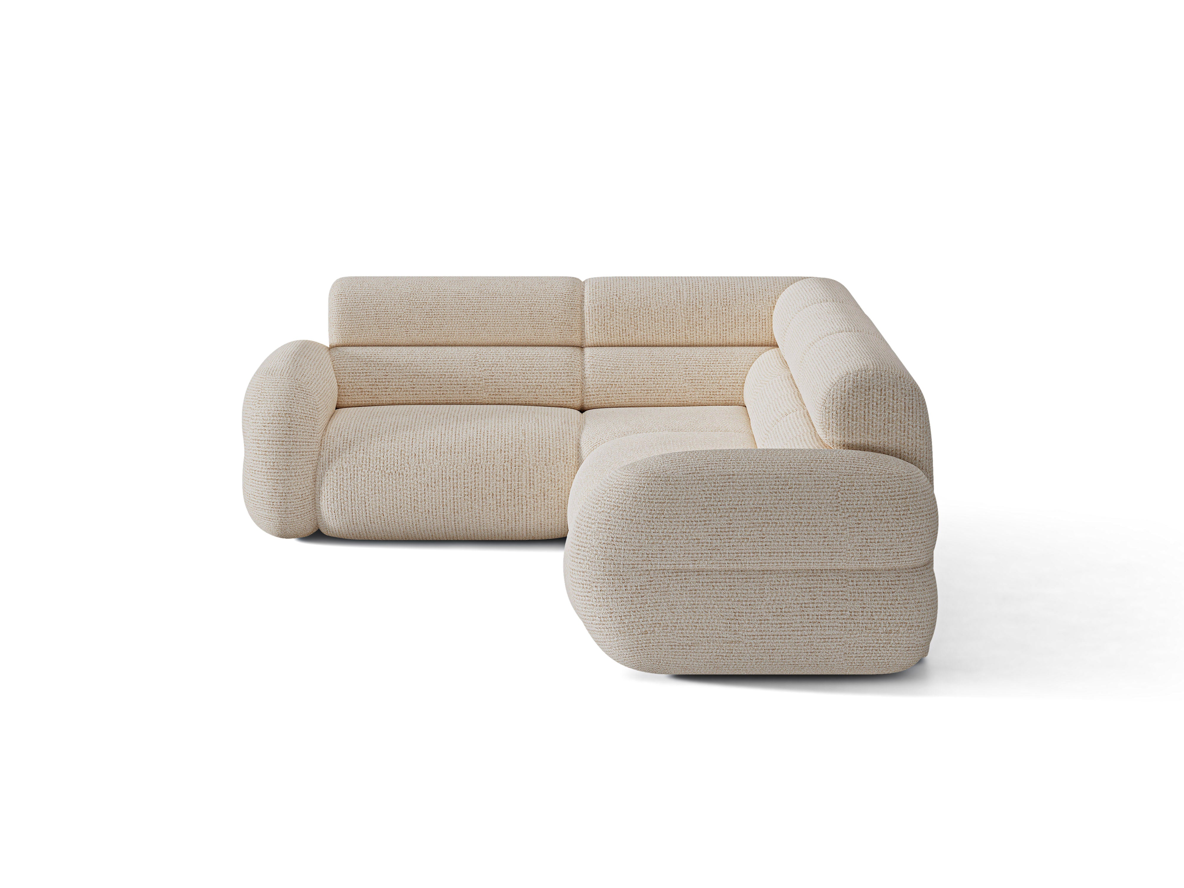 Left-facing L-shaped NEO sofa in beige mélange