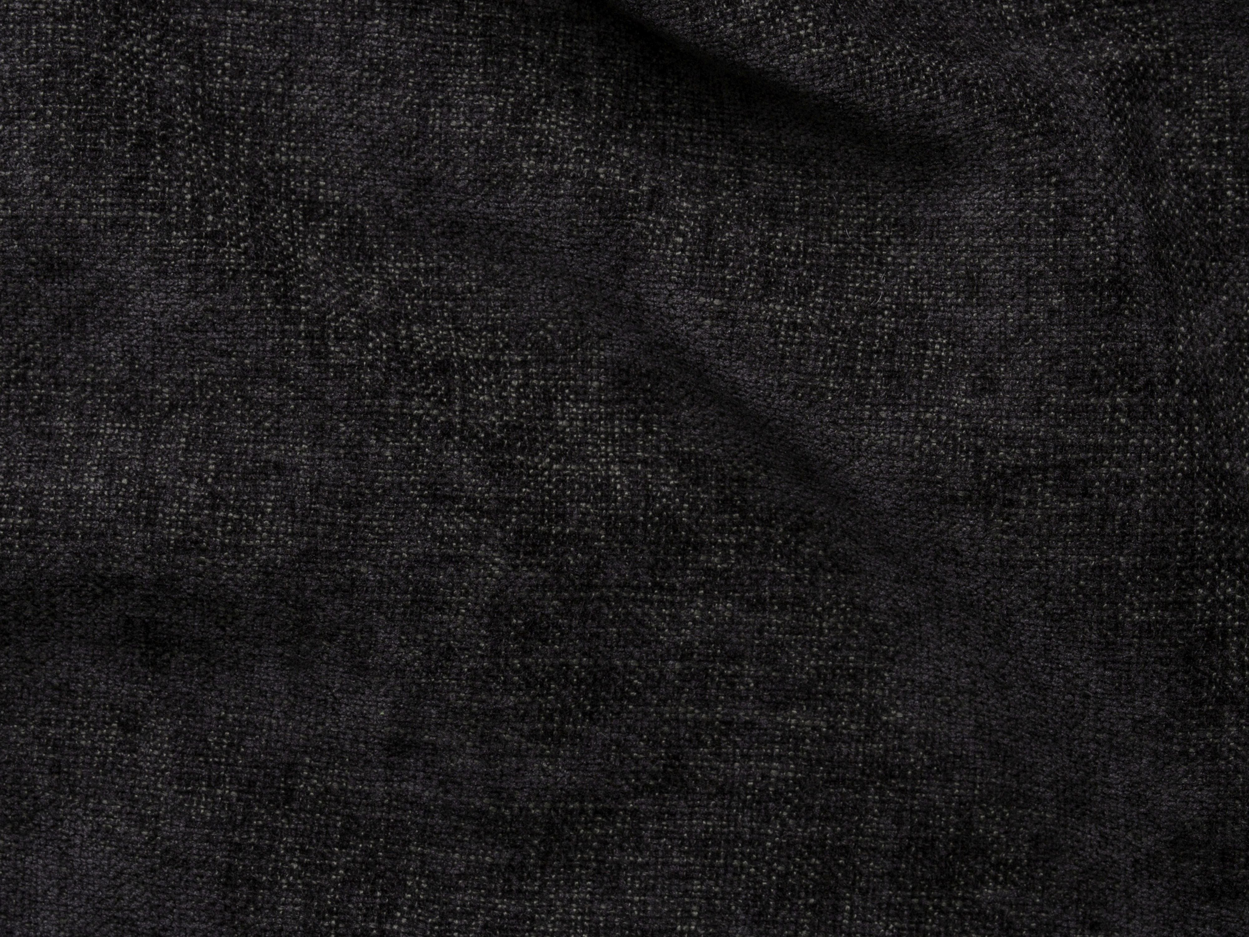 Right-facing 3-seater sofa JODIE in black tweed