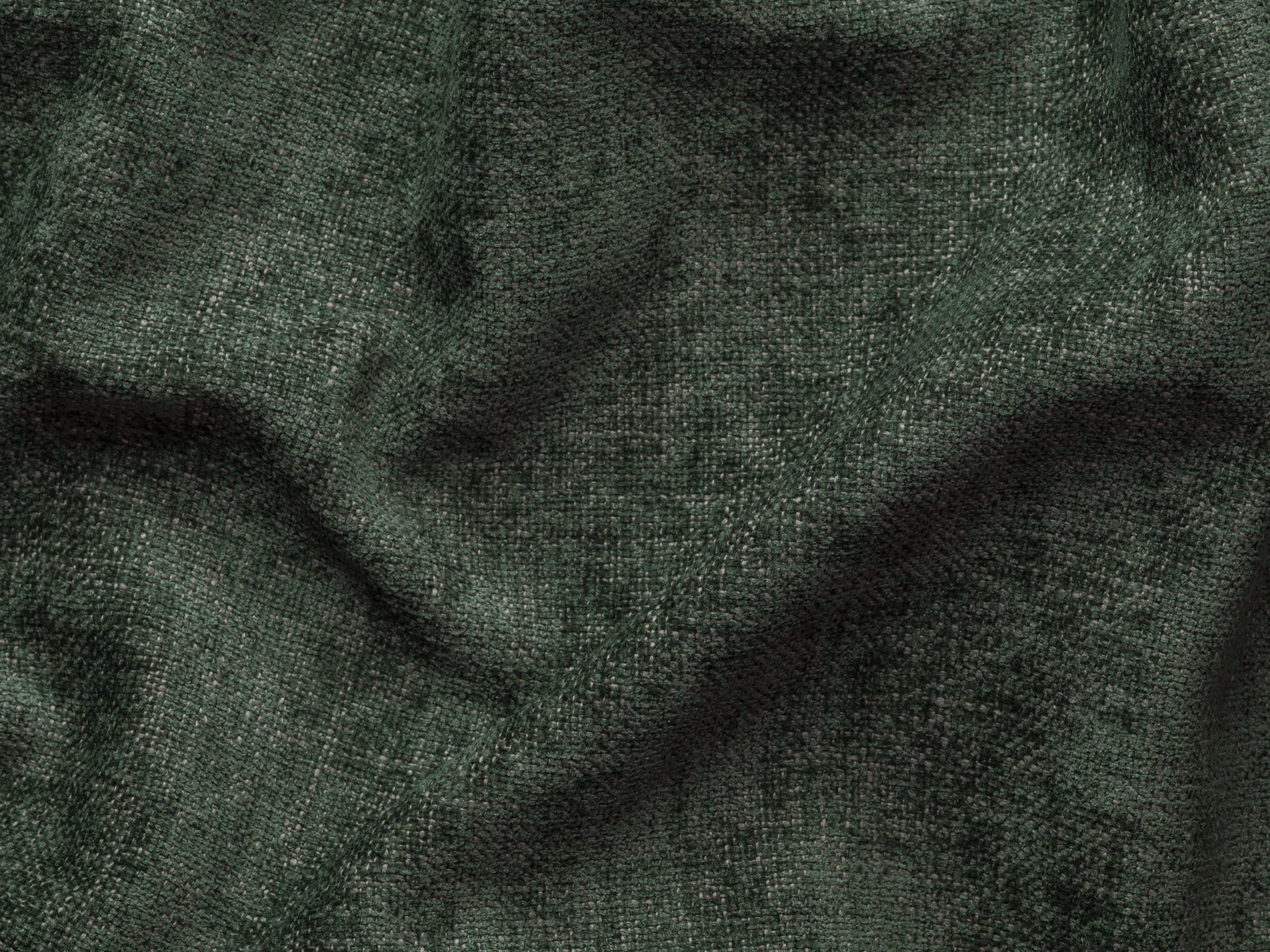 Right-facing 3-seater sofa JODIE in green tweed