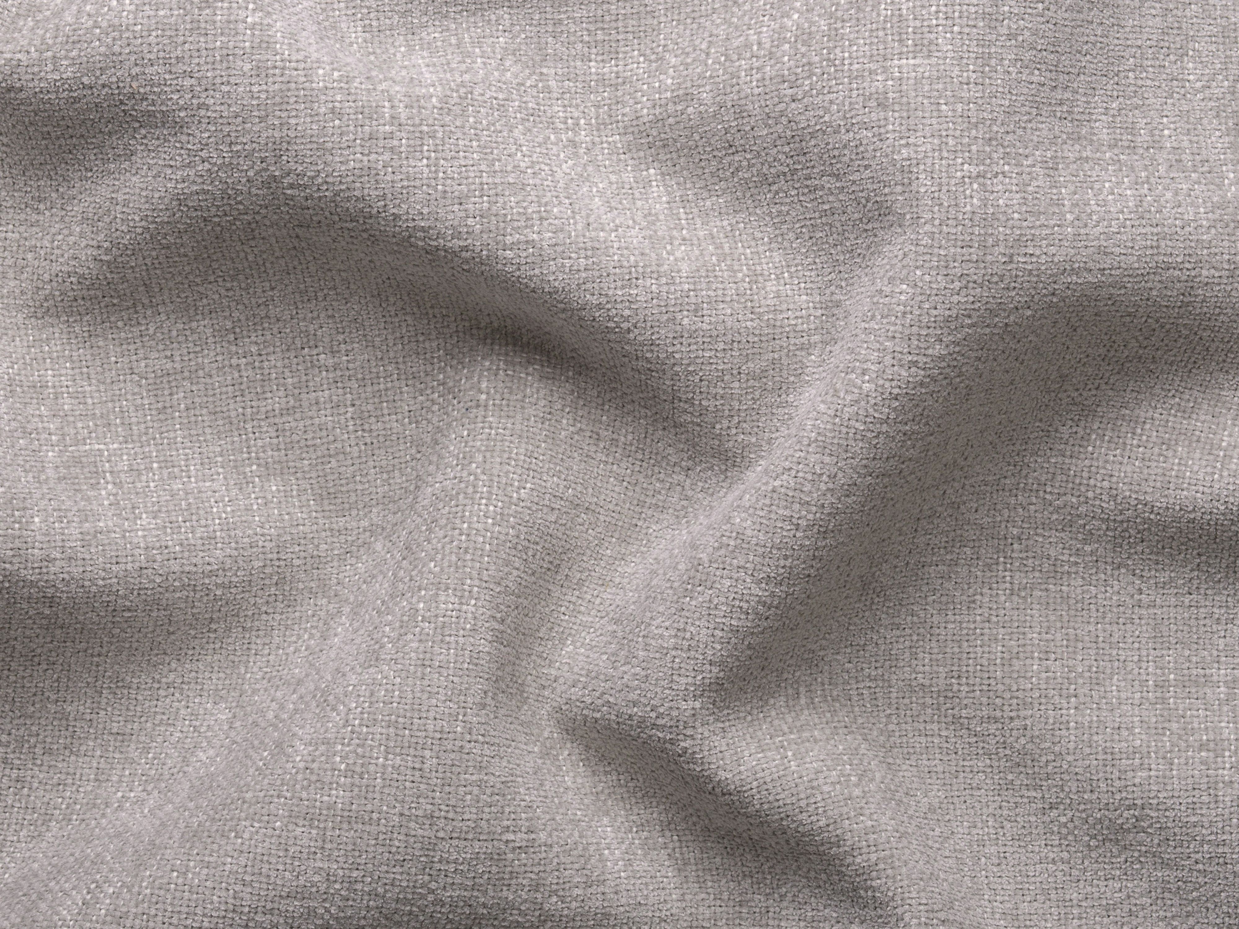 Right-facing 3-seater sofa JODIE in light gray tweed