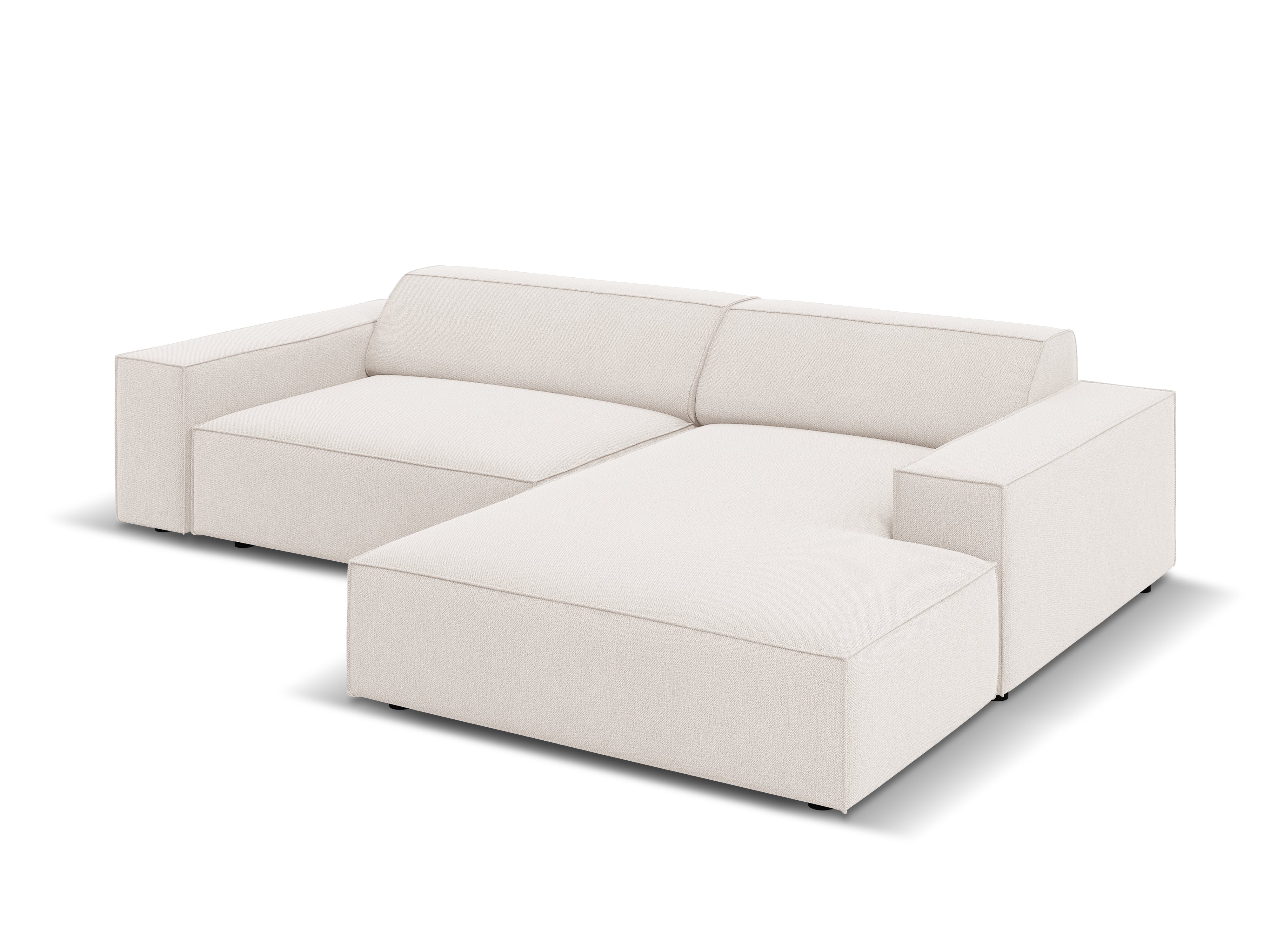 Right-facing 3-seater sofa JODIE in light beige
