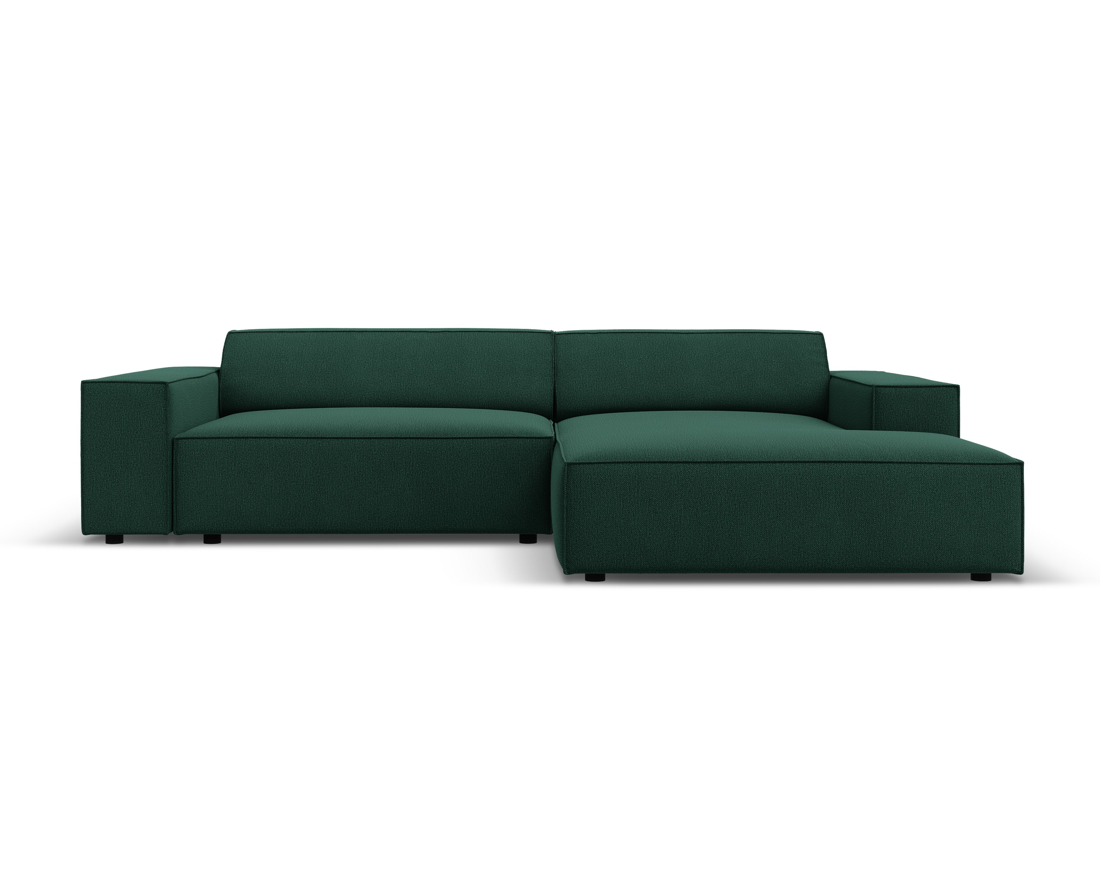 Right-facing 3-seater sofa JODIE in green