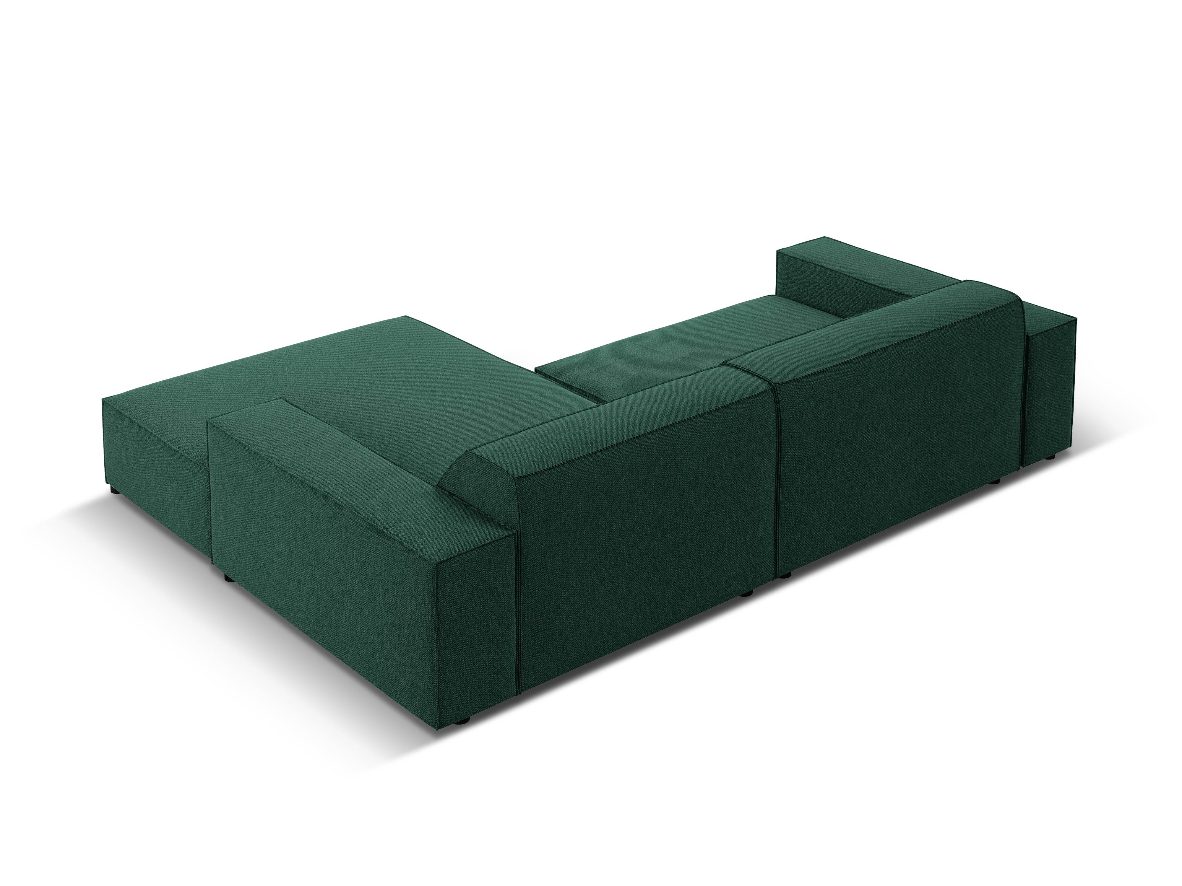 Right-facing 3-seater sofa JODIE in green
