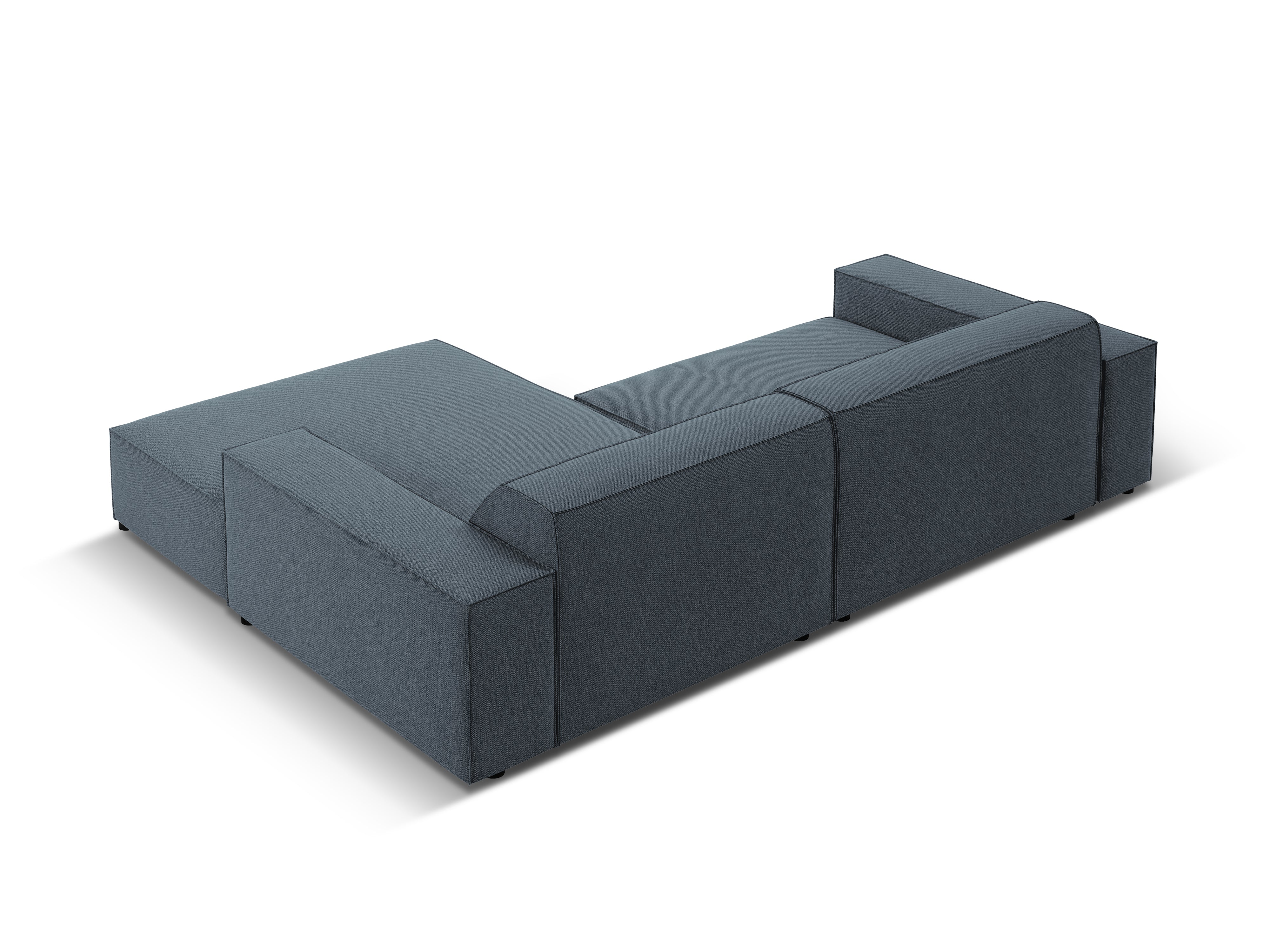 Right-facing 3-seater sofa JODIE in blue