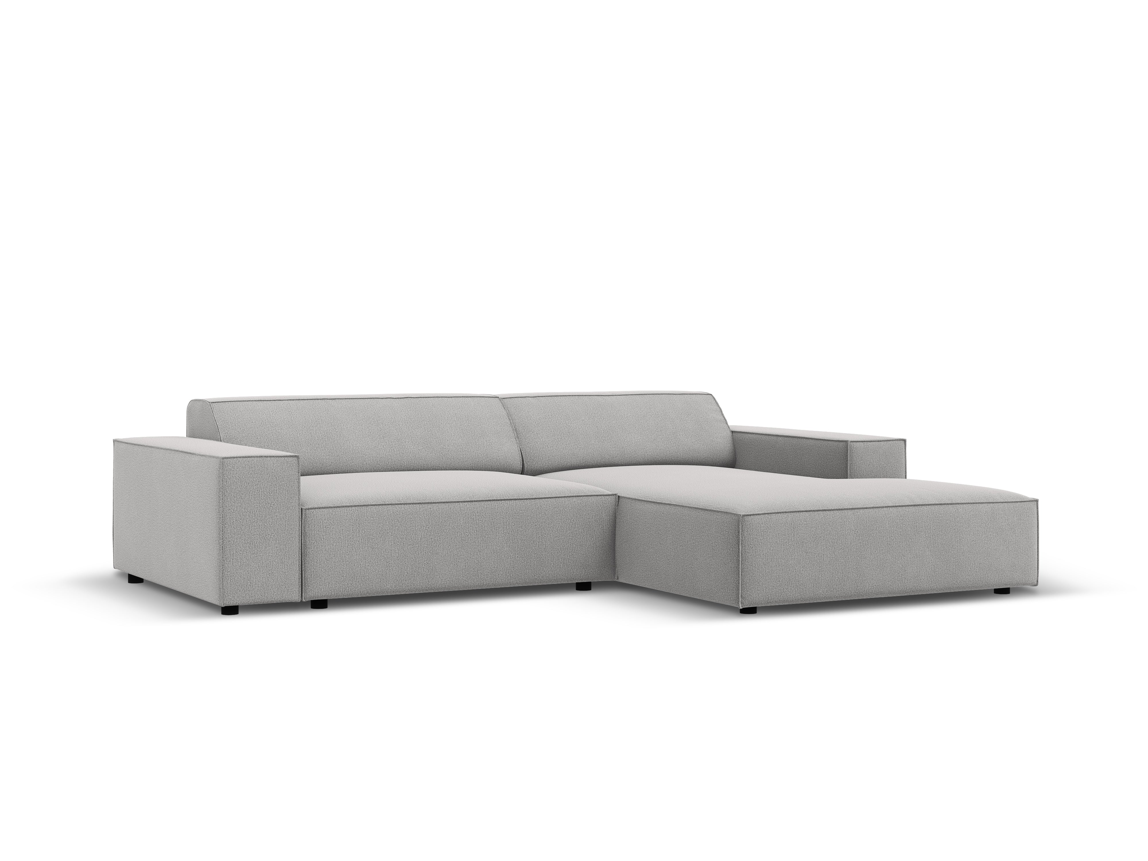 Right-facing 3-seater sofa JODIE in light gray