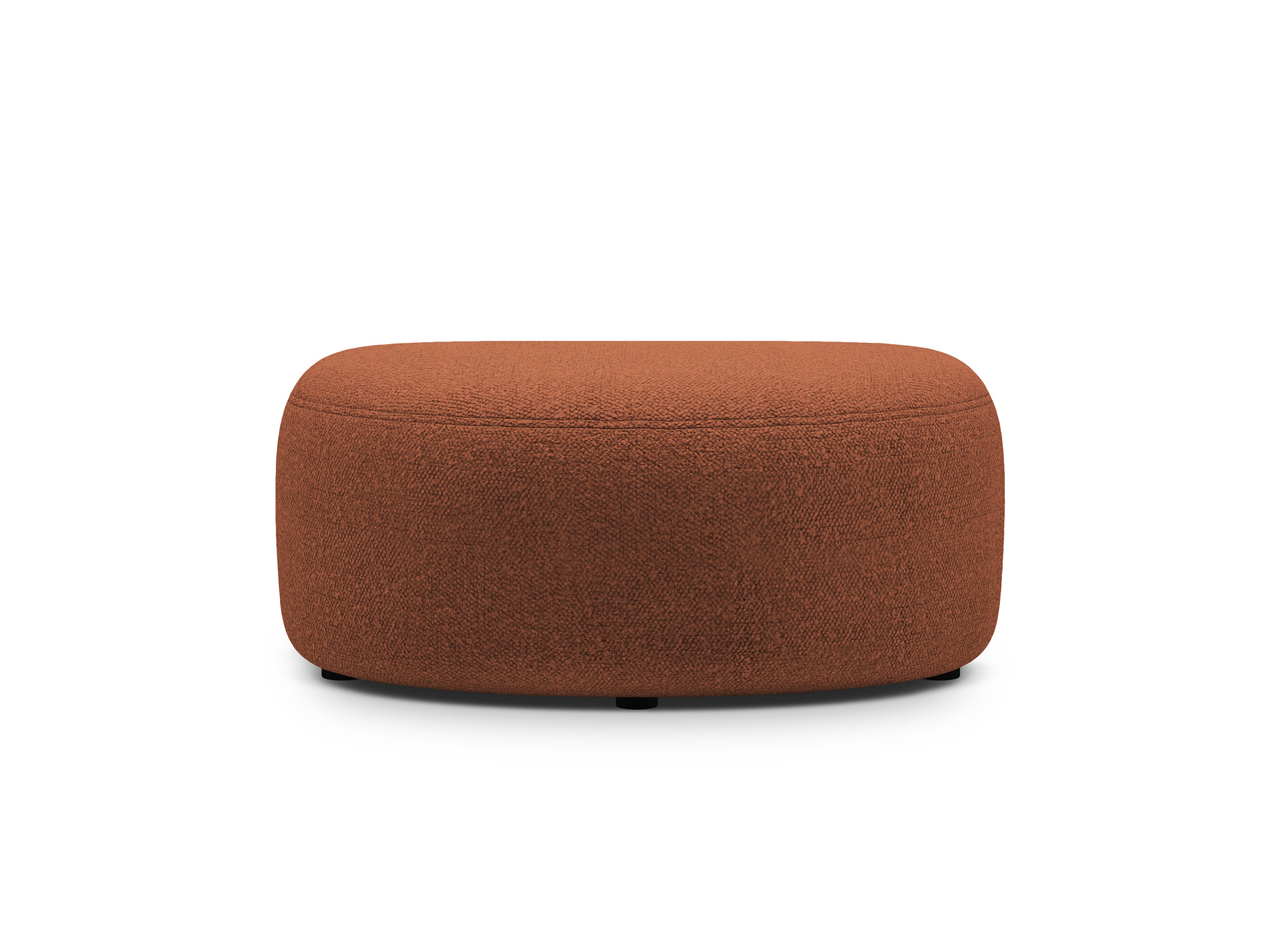 Pouf KATE terracotta boucle