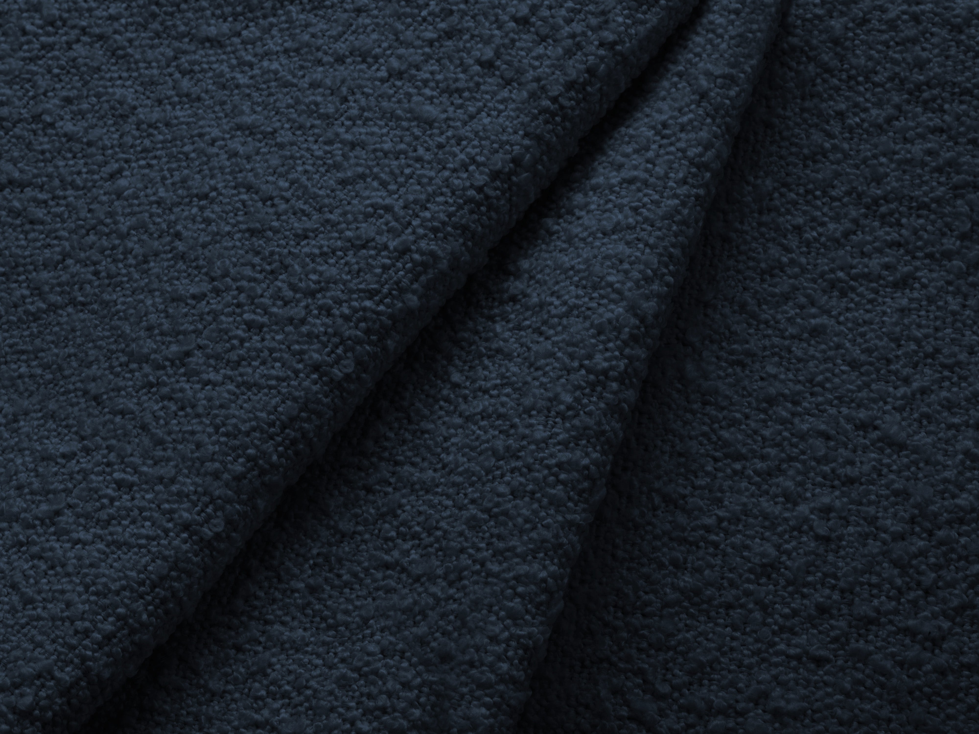 KATE pouf in navy boucle