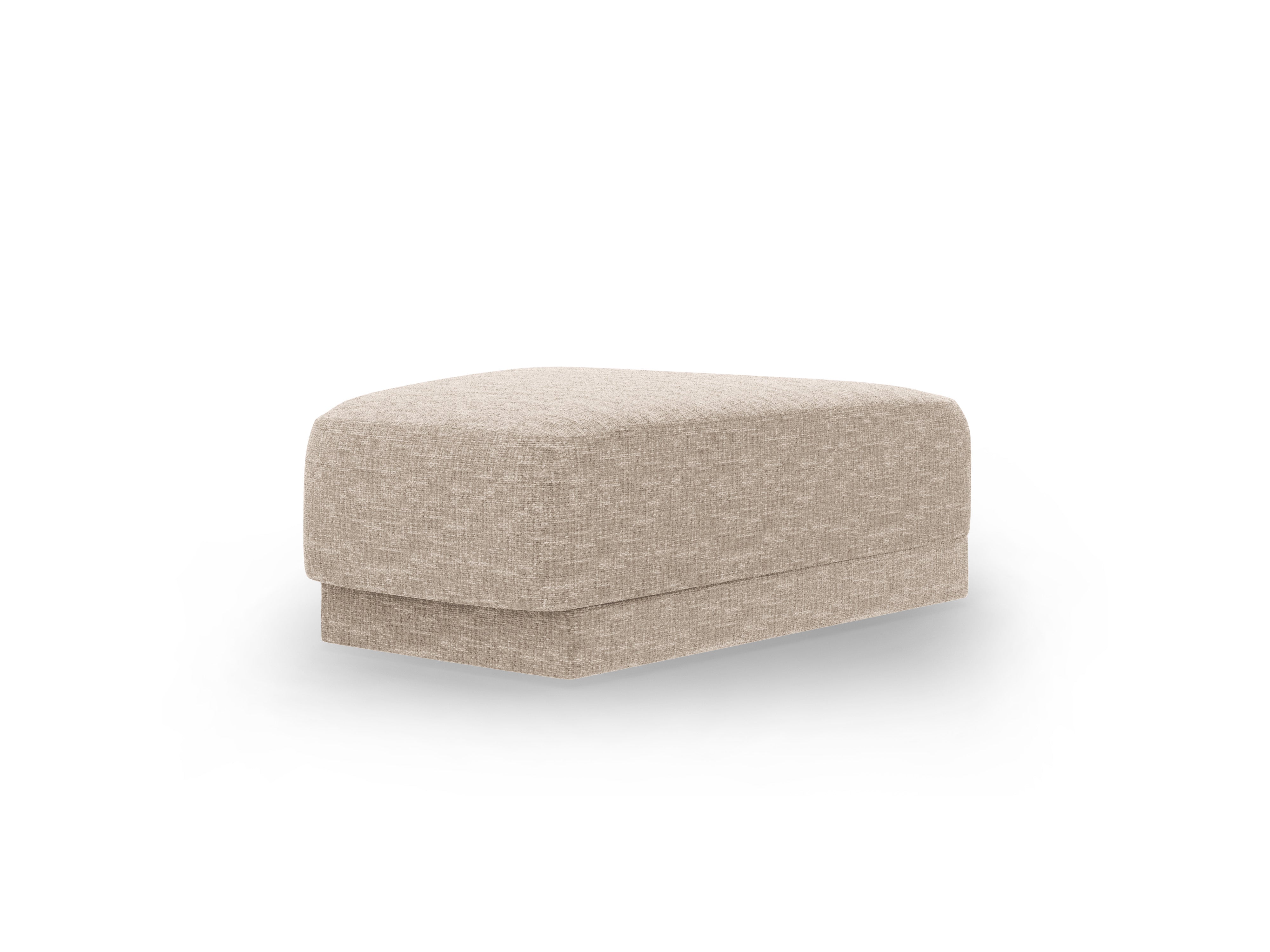 MILEY Pouf Beige Silky Chenille