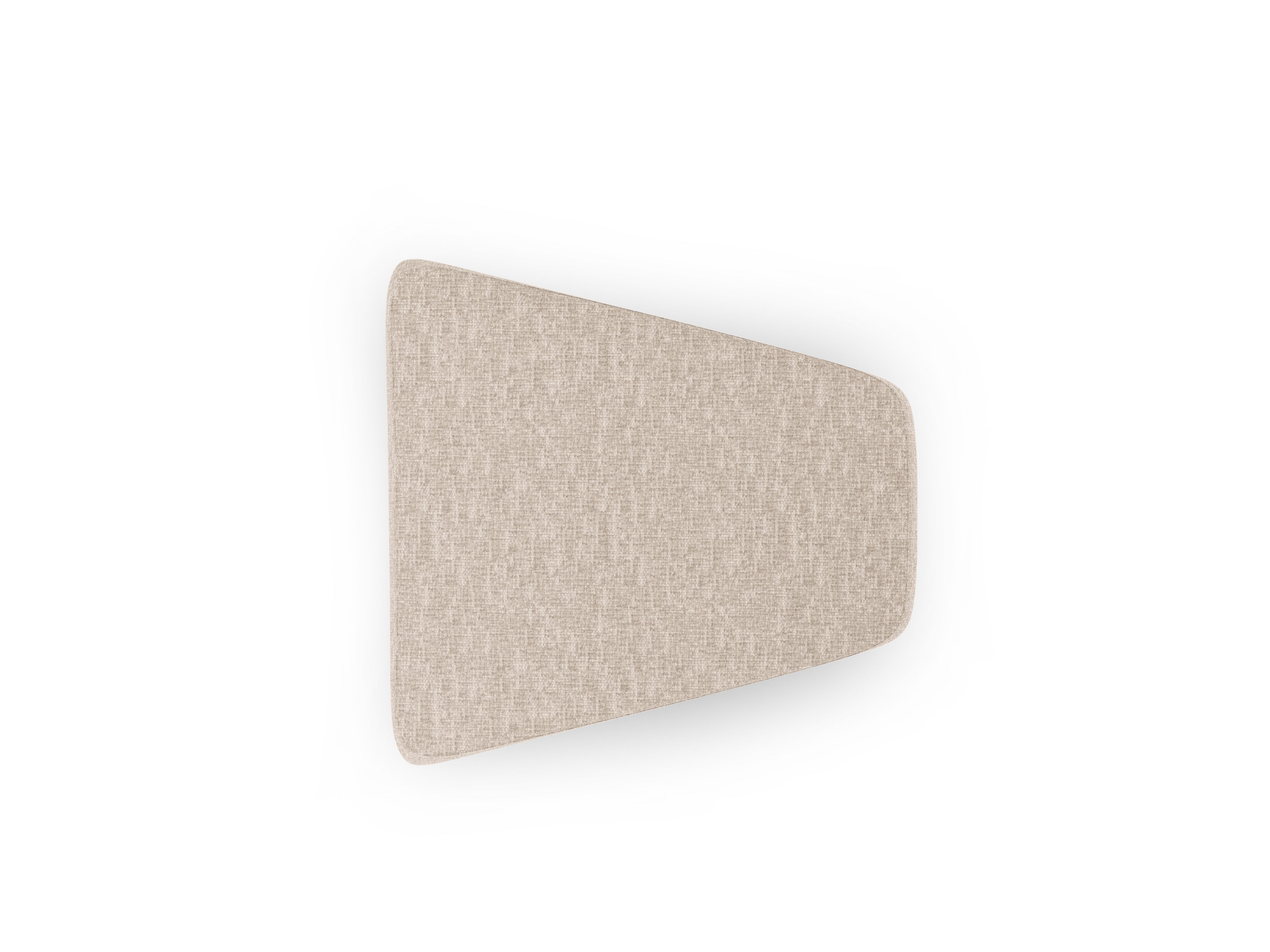 MILEY Pouf Beige Silky Chenille