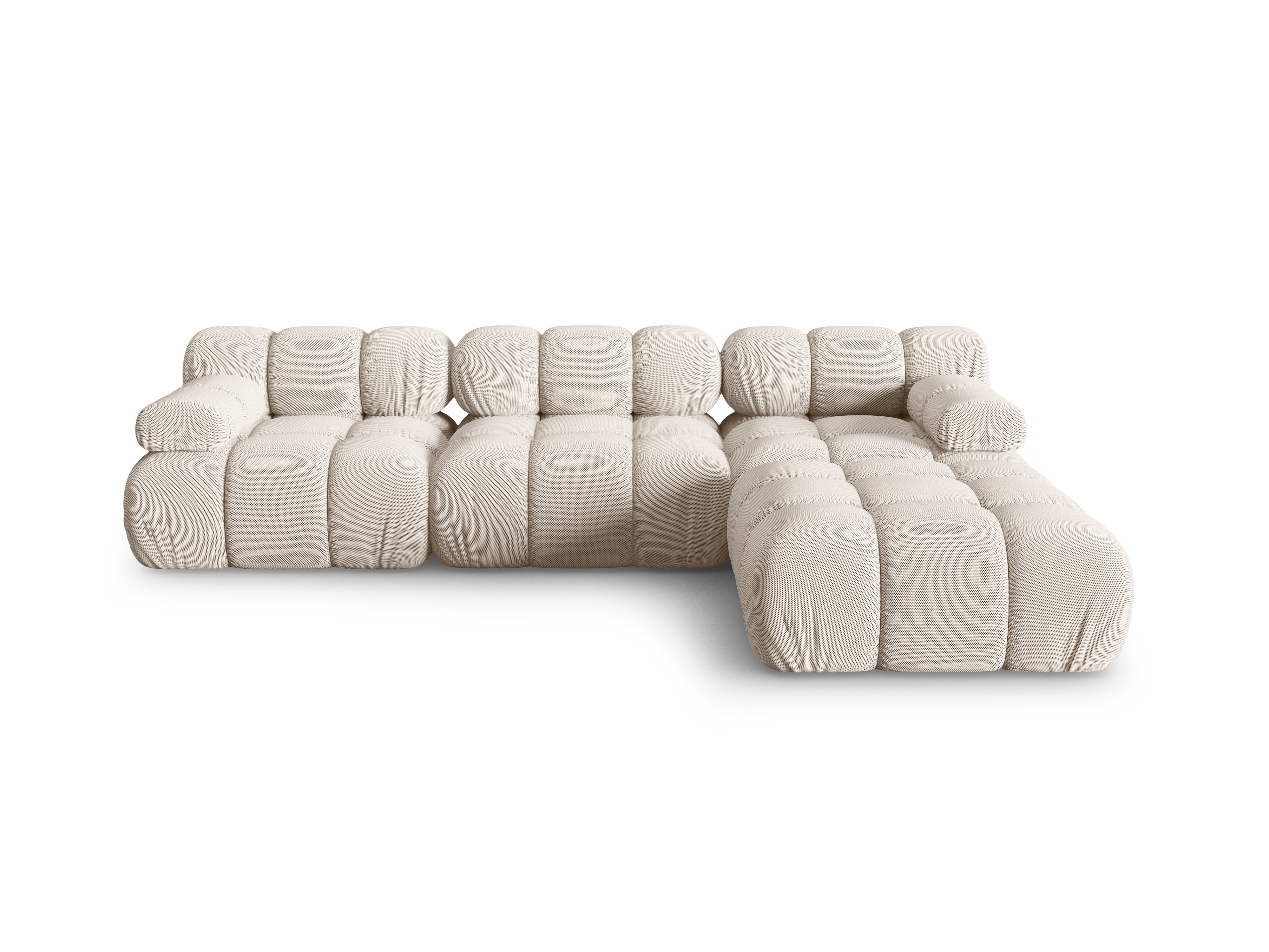 Universal corner sofa BELLIS beige 3D fabric