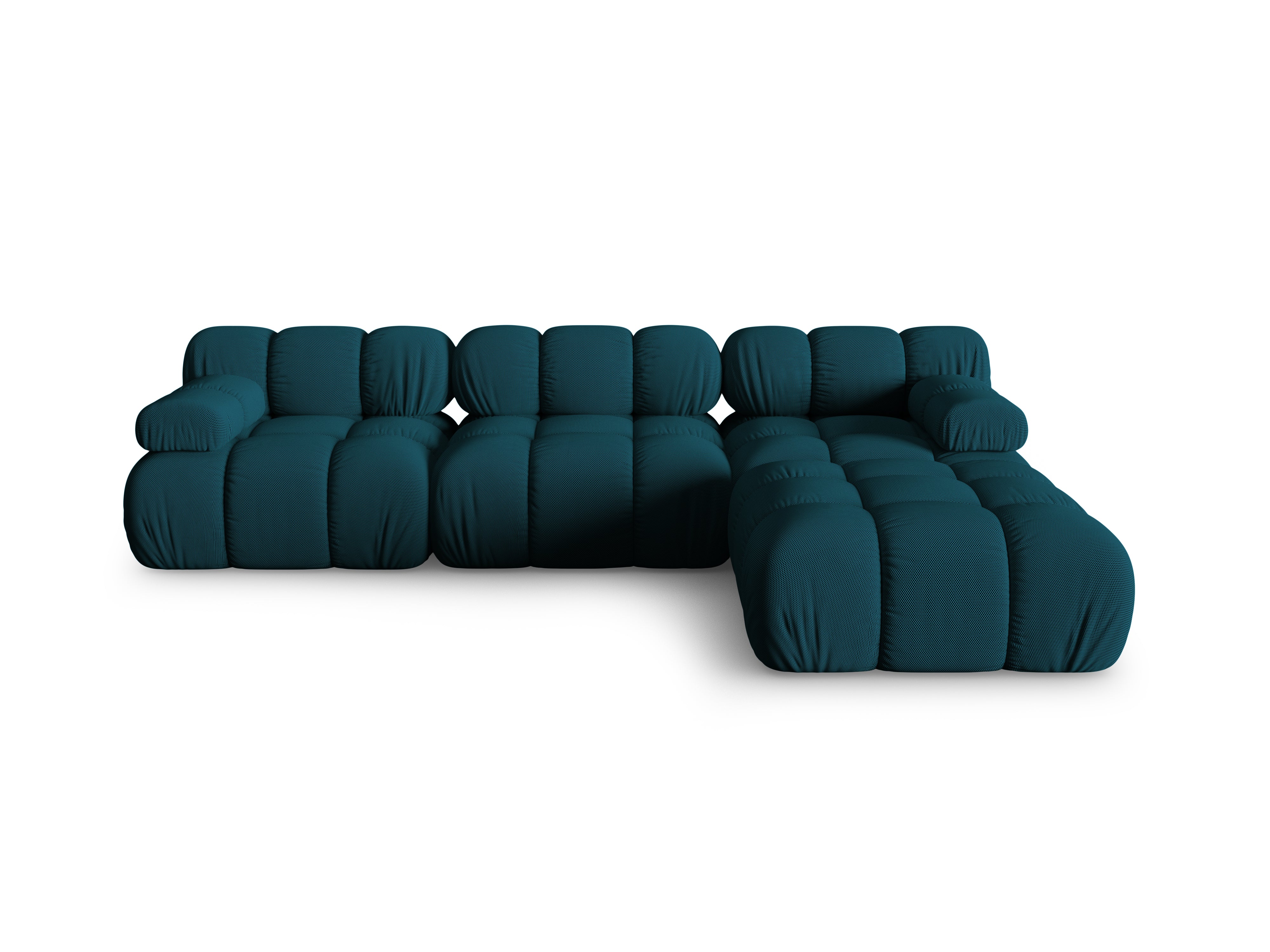 Universal corner sofa BELLIS in marine 3D fabric