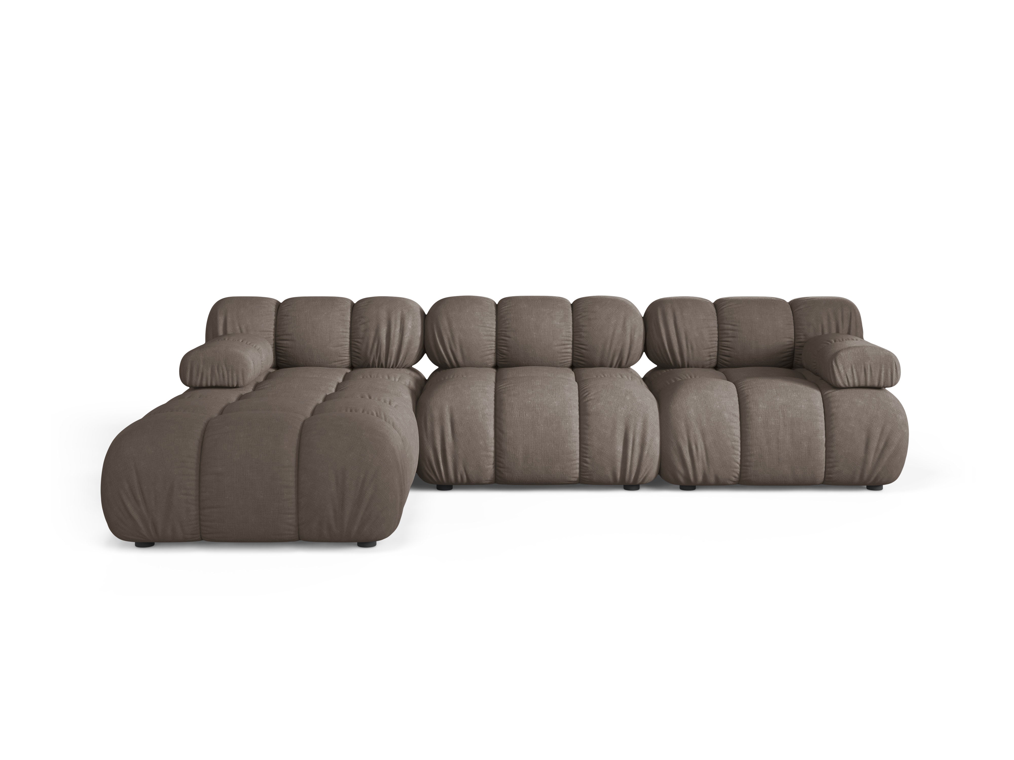 Universal corner sofa BELLIS in dark cappuccino