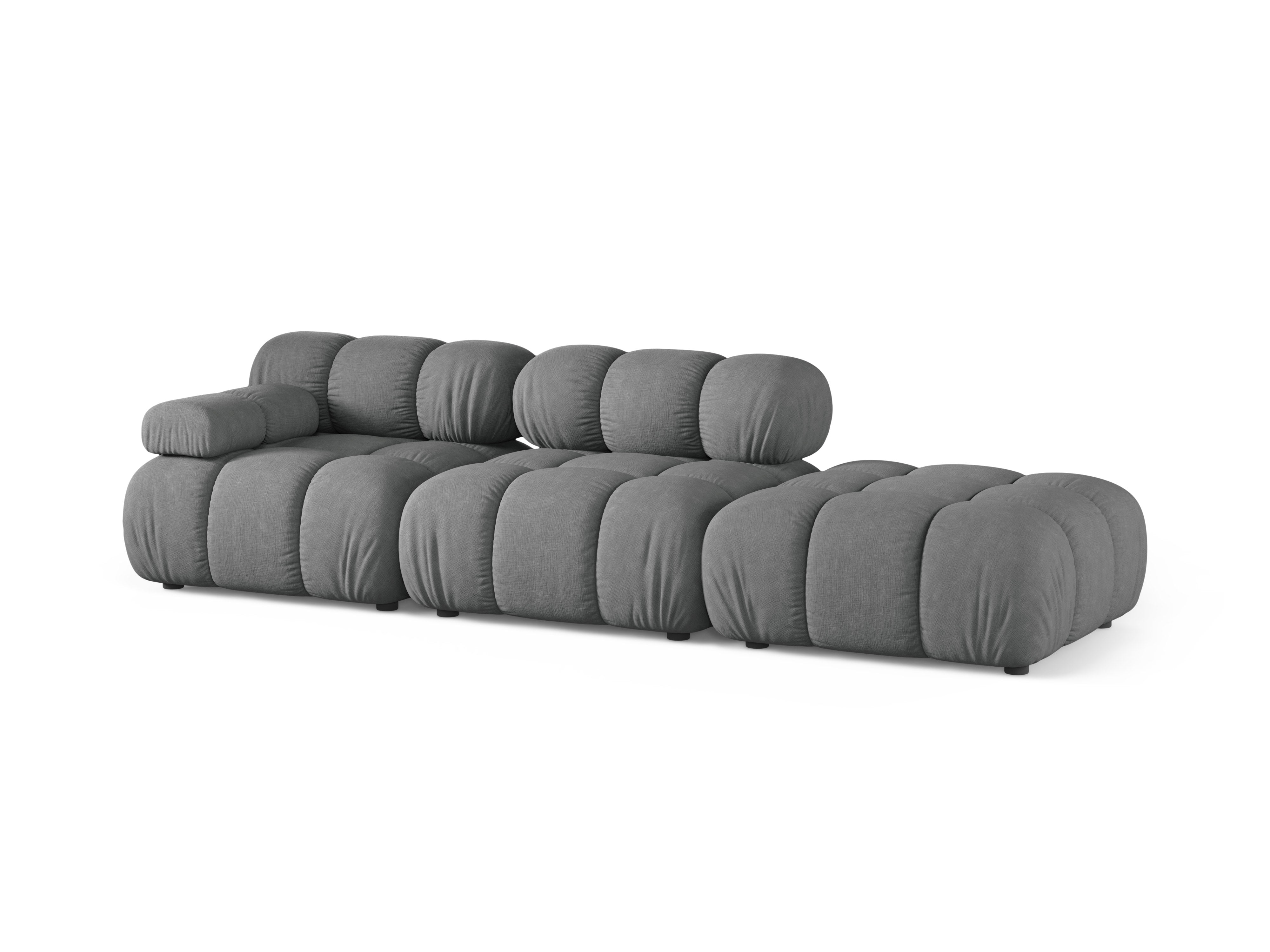 Sofa modułowa otwarta prawostronna BELLIS szary