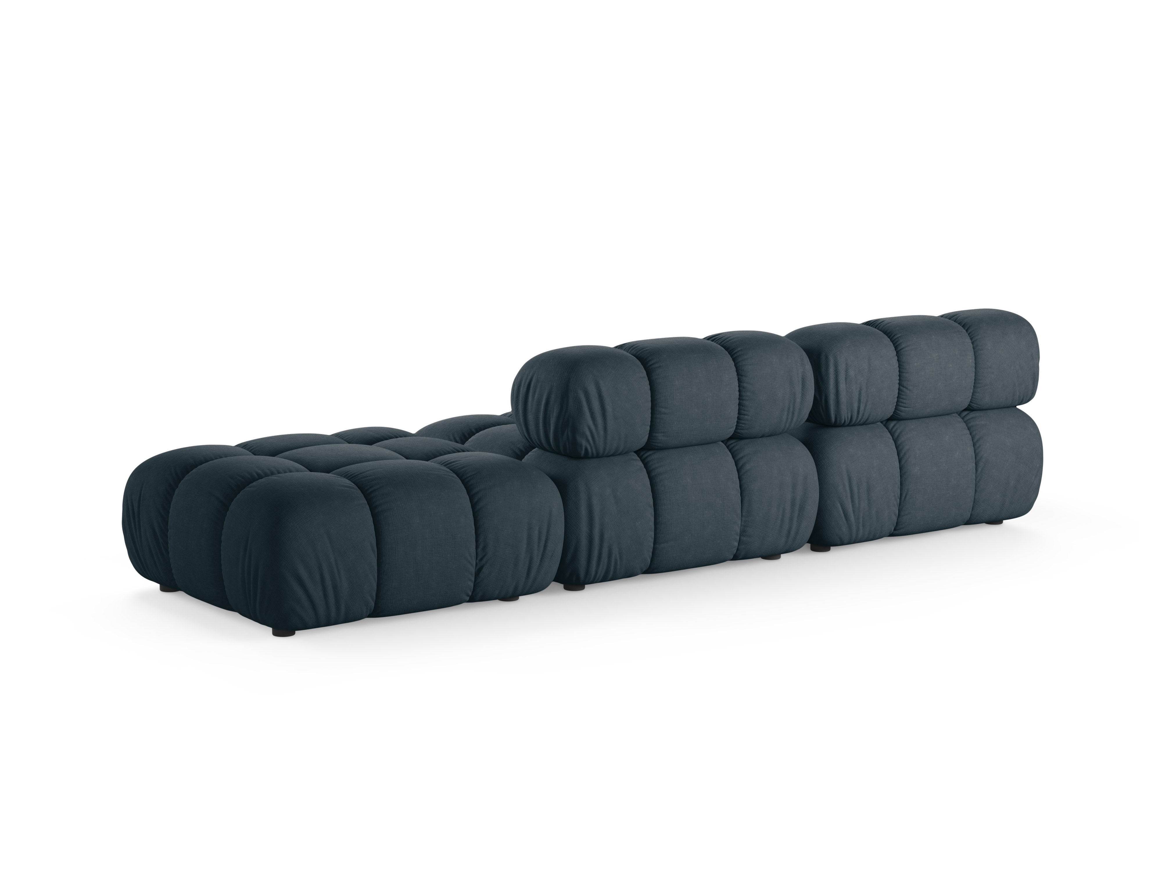 Sofa modułowa otwarta prawostronna BELLIS głęboki petrol