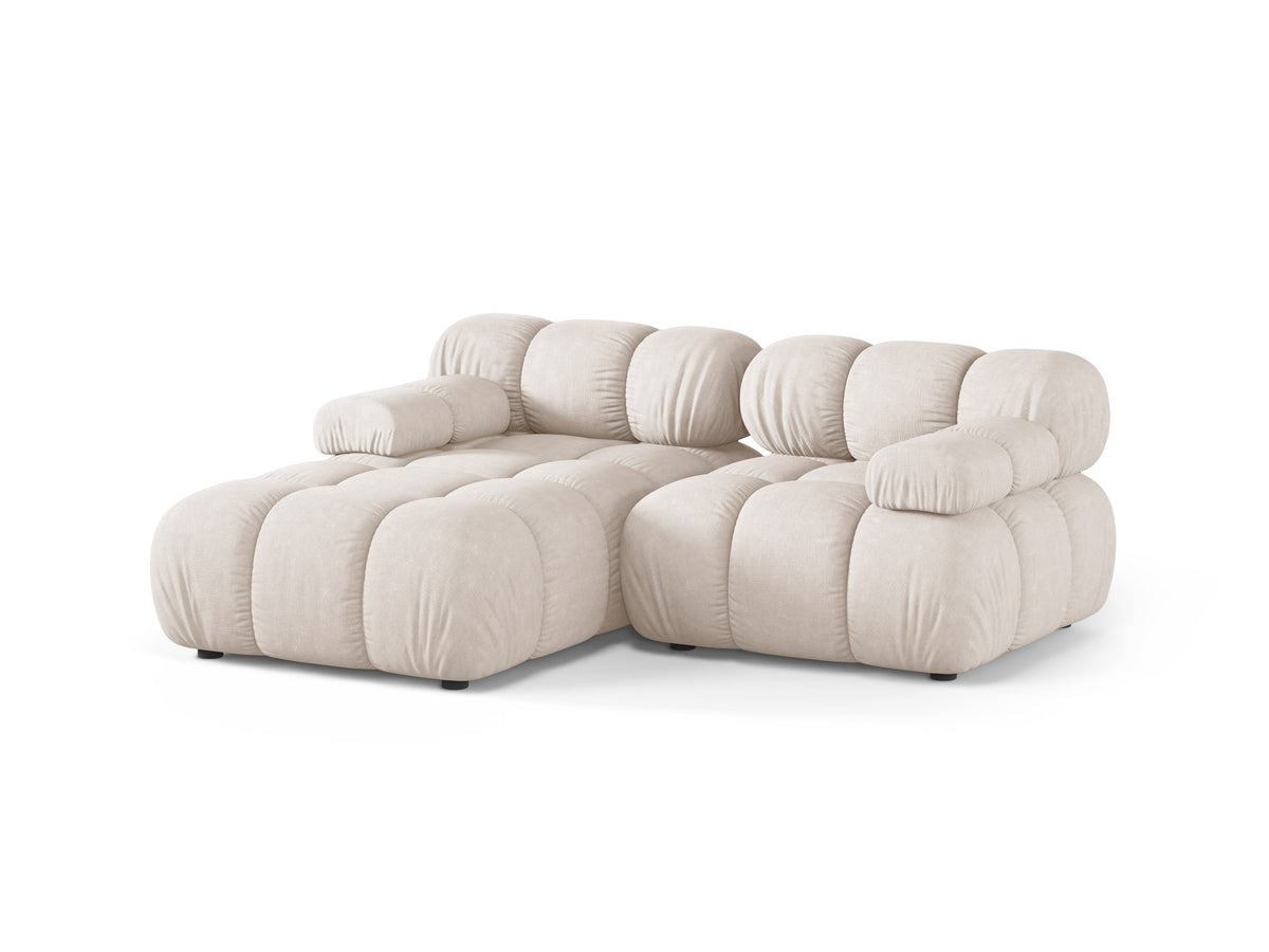 Left-facing 2-seater sofa BELLIS in beige