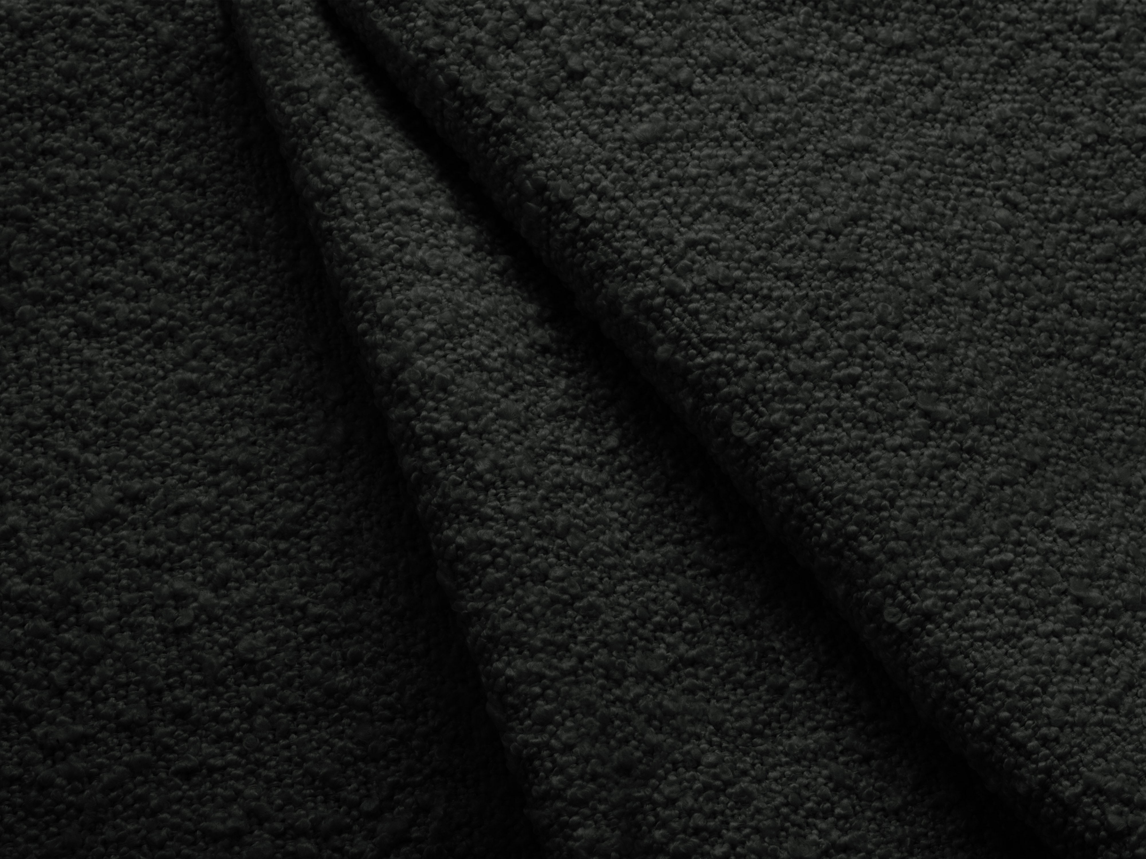 Modulares Sofa linksseitig für 6 Personen MILEY schwarz Boucle