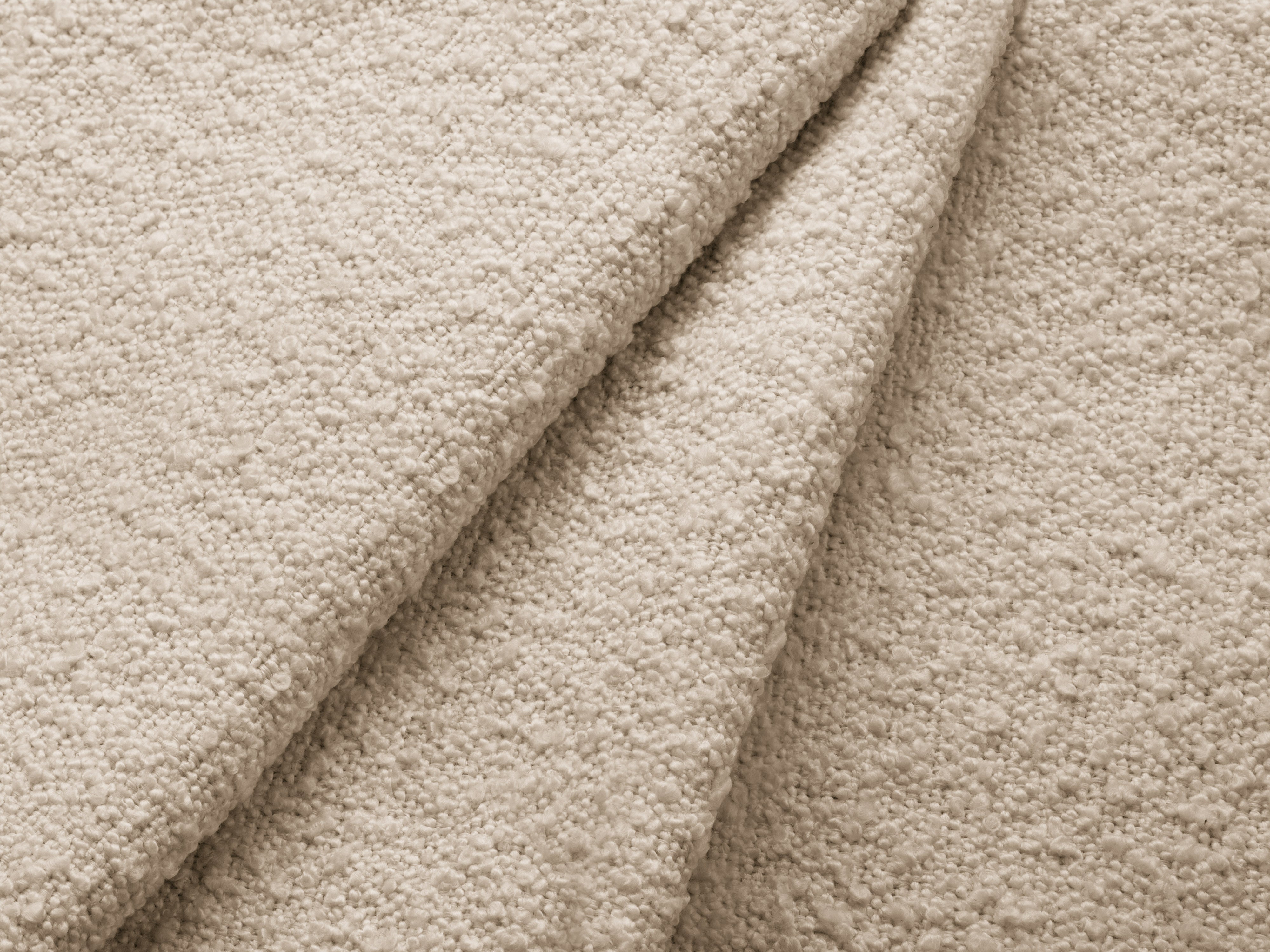 Modulares Ecksofa linksseitig für 7 Personen MILEY beige Boucle