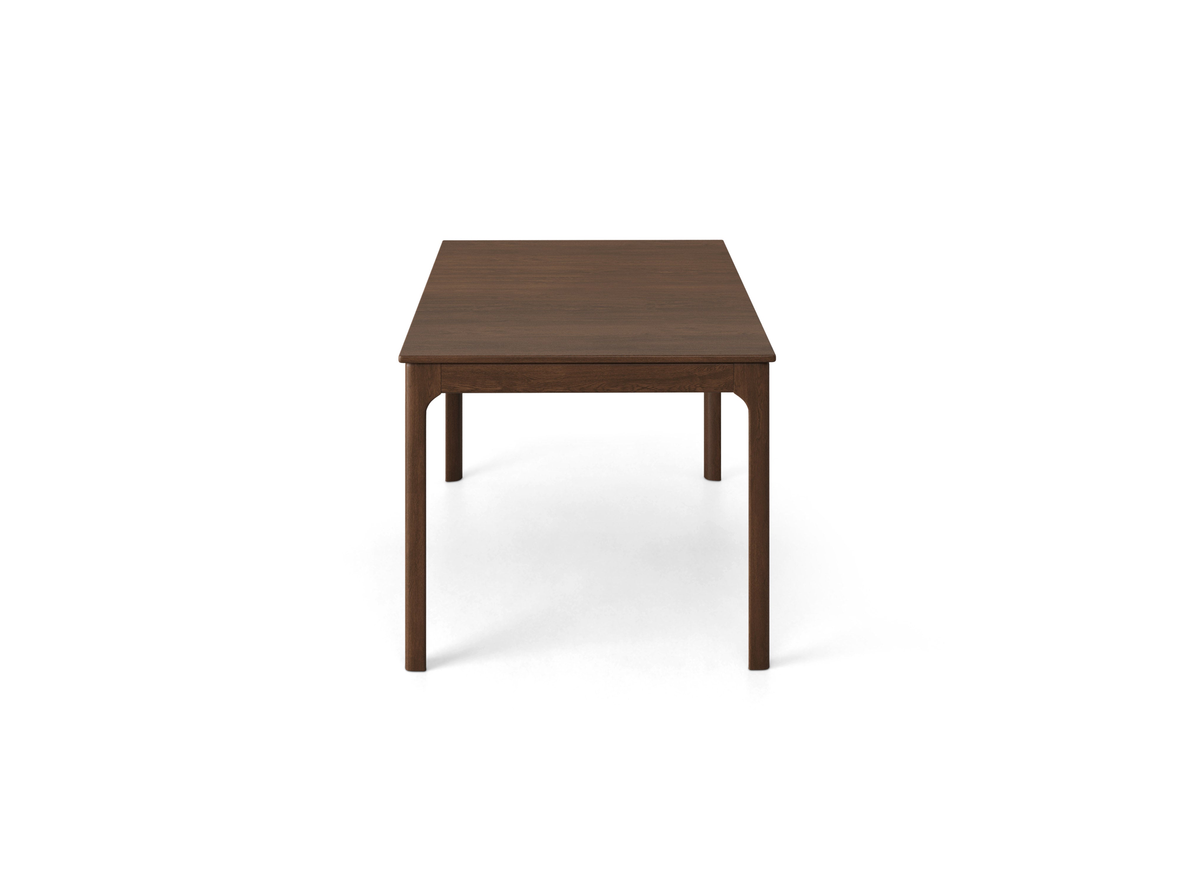 GALA extendable table in dark brown oak