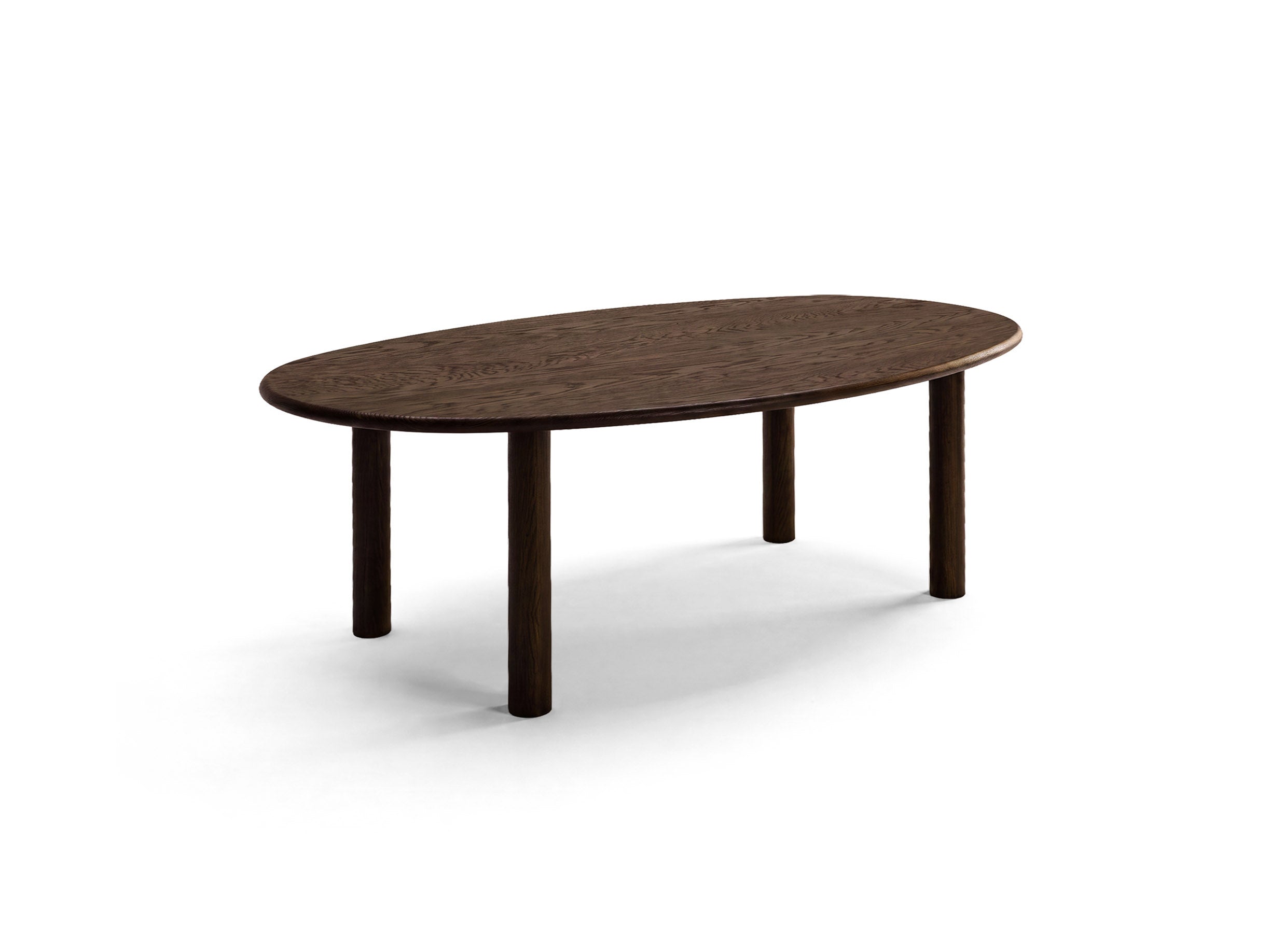 IZZIE oval table walnut oak