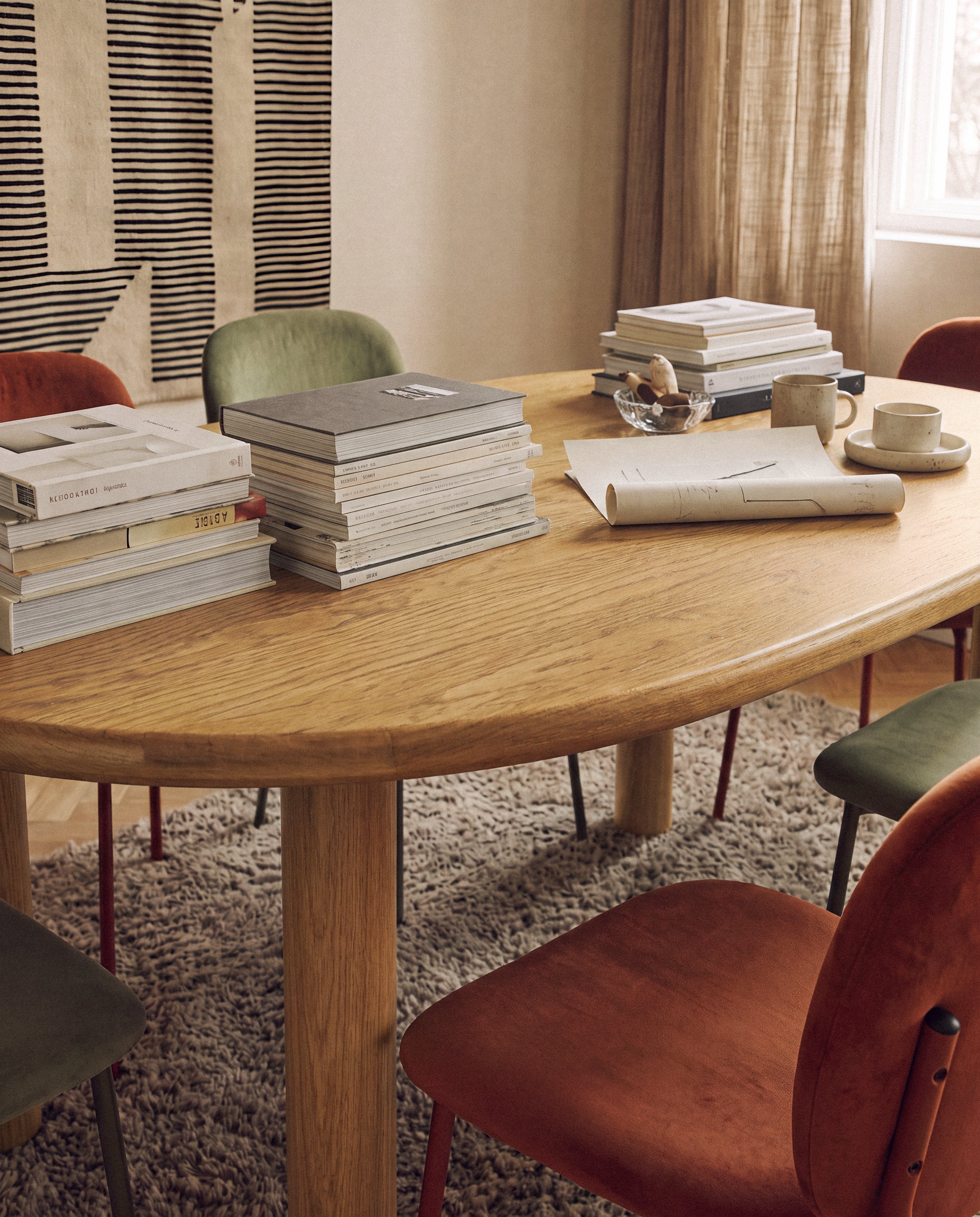 Stół owalny IZZIE dąb