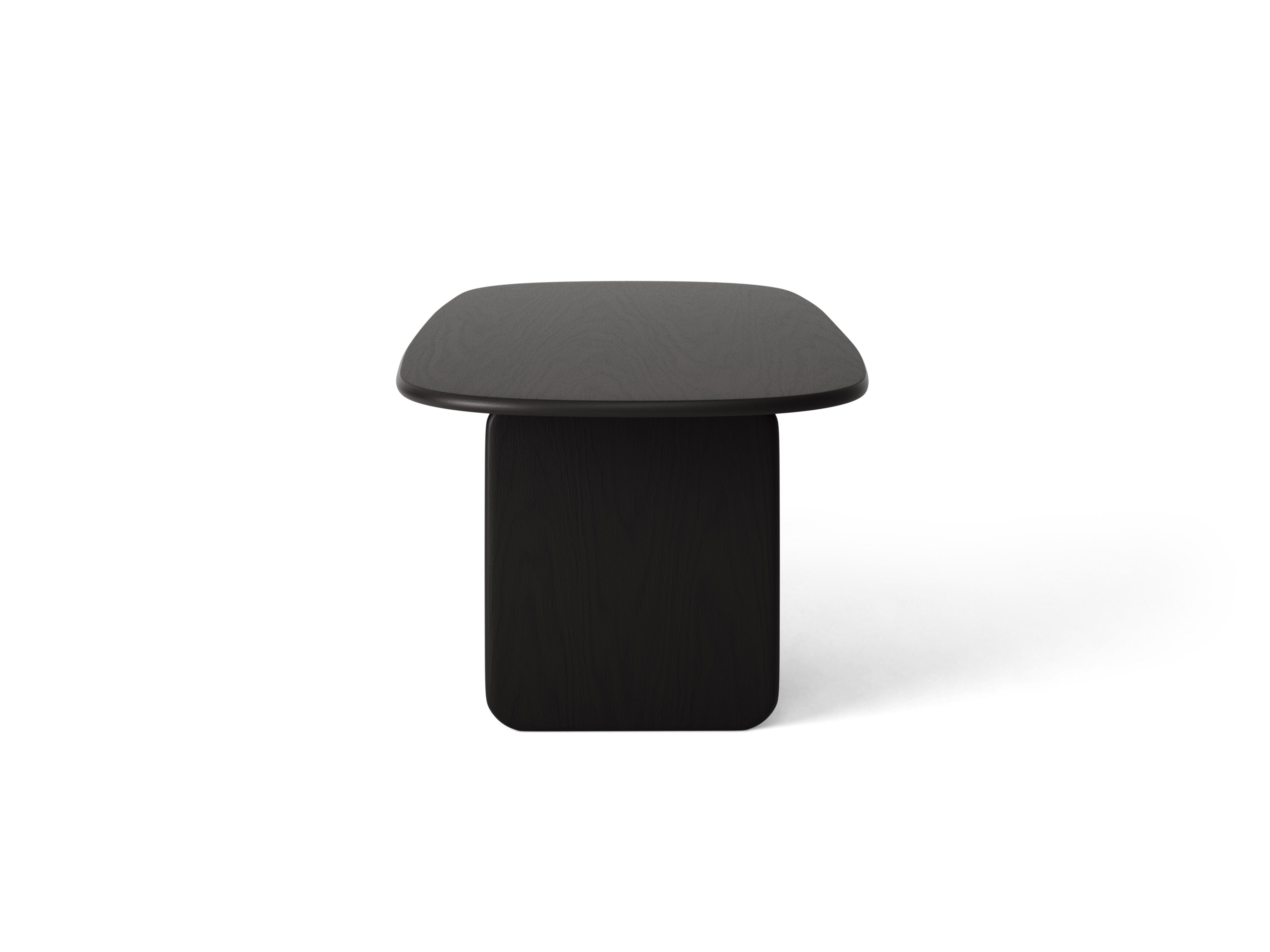 LANA table in black oak