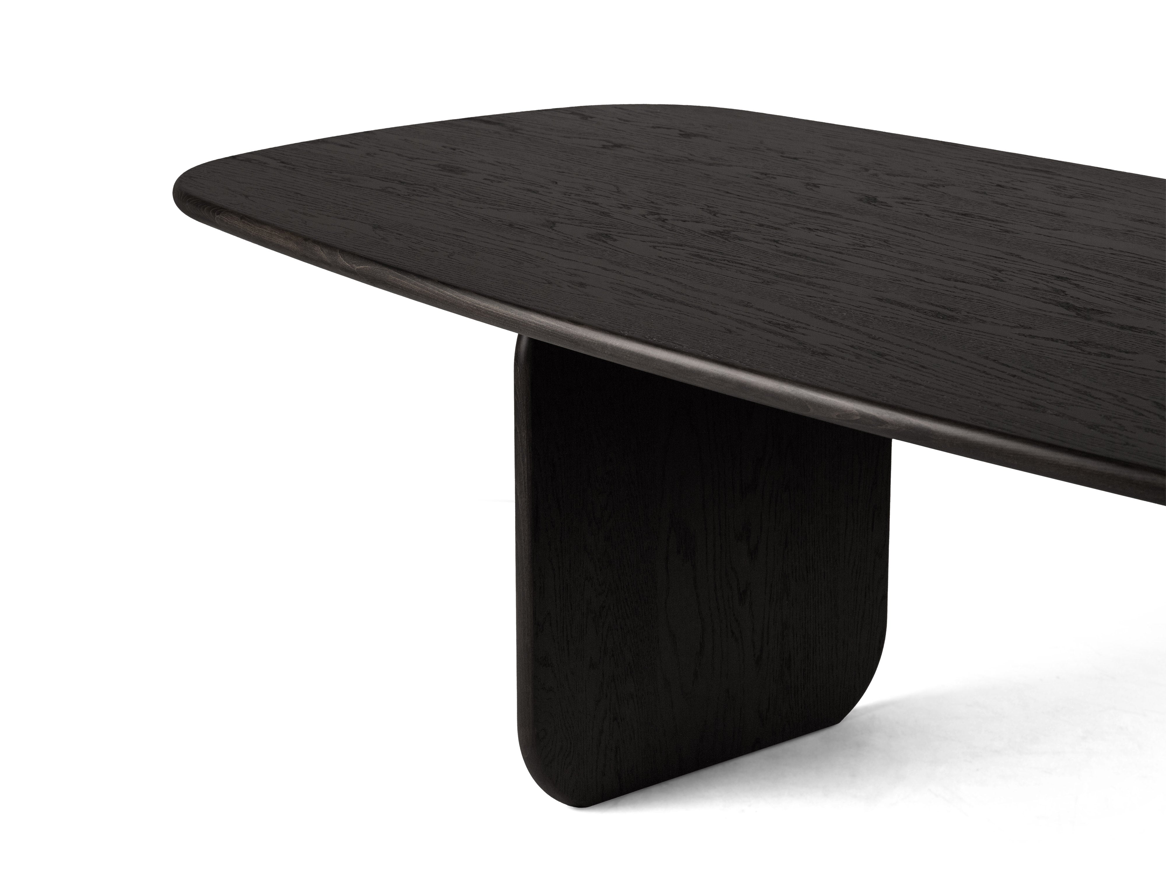 LANA table in black oak