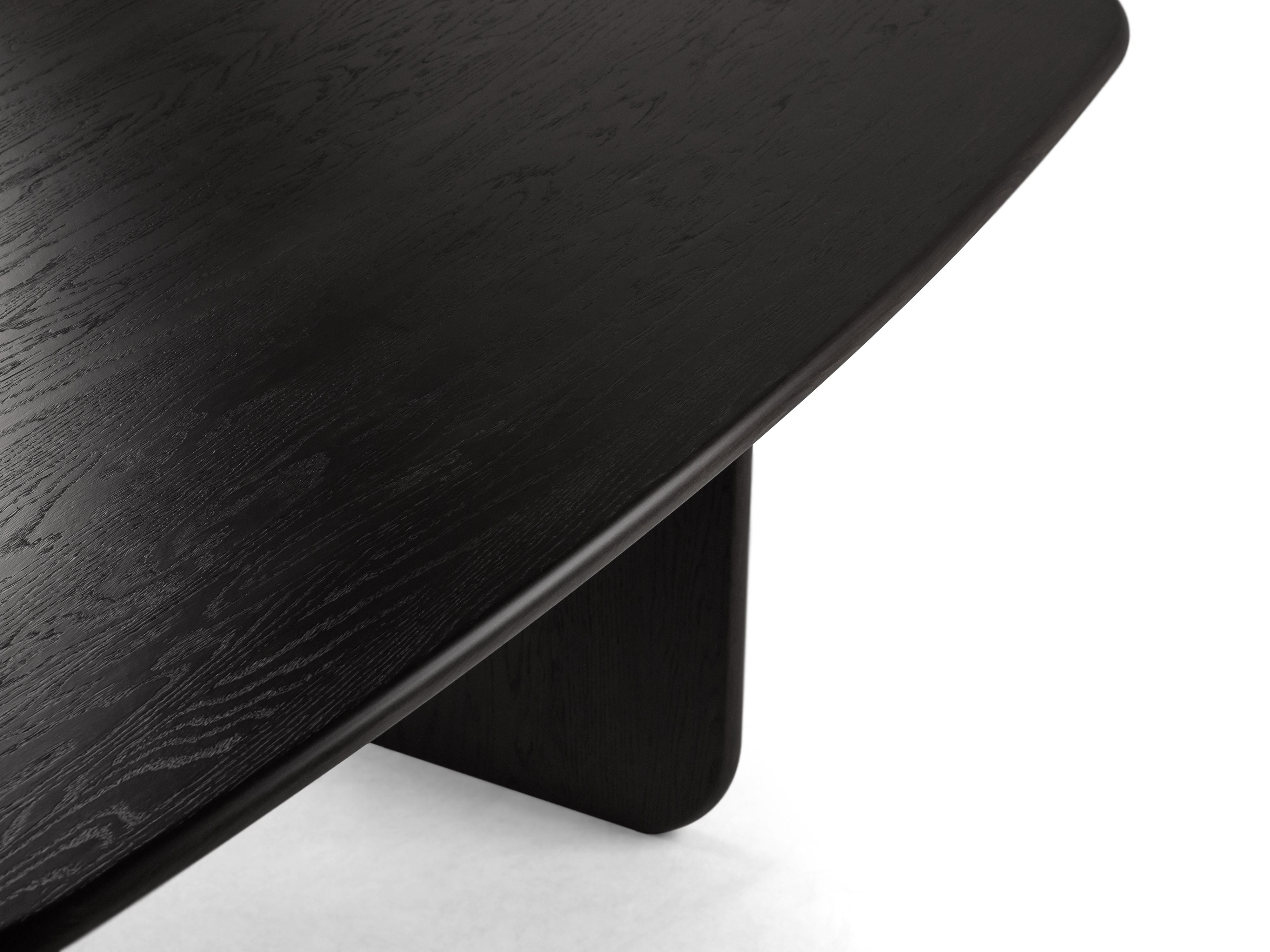 LANA table in black oak