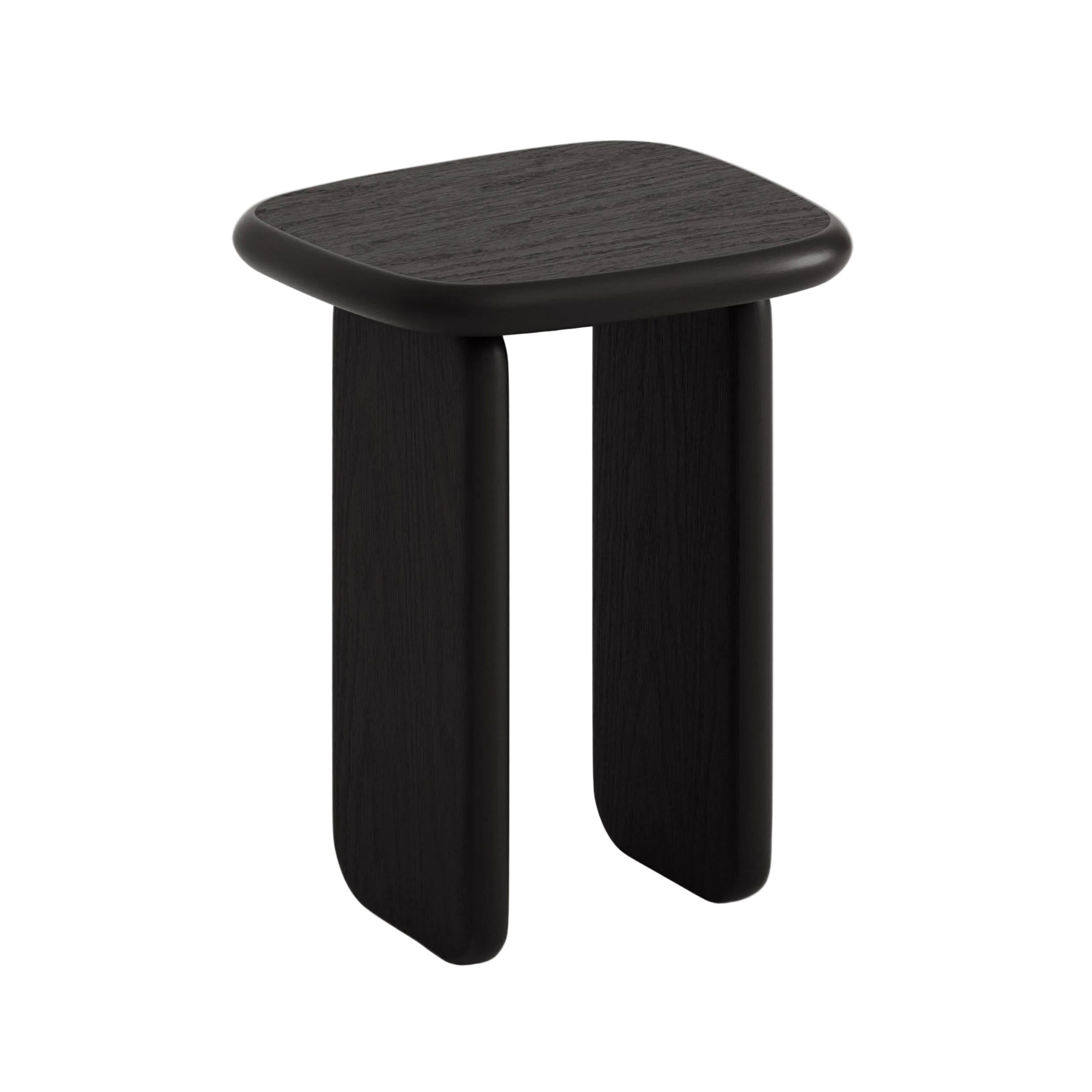 LANA Side Table in Black Oak