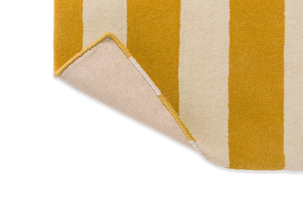 Ralli yellow-beige-black wool rug