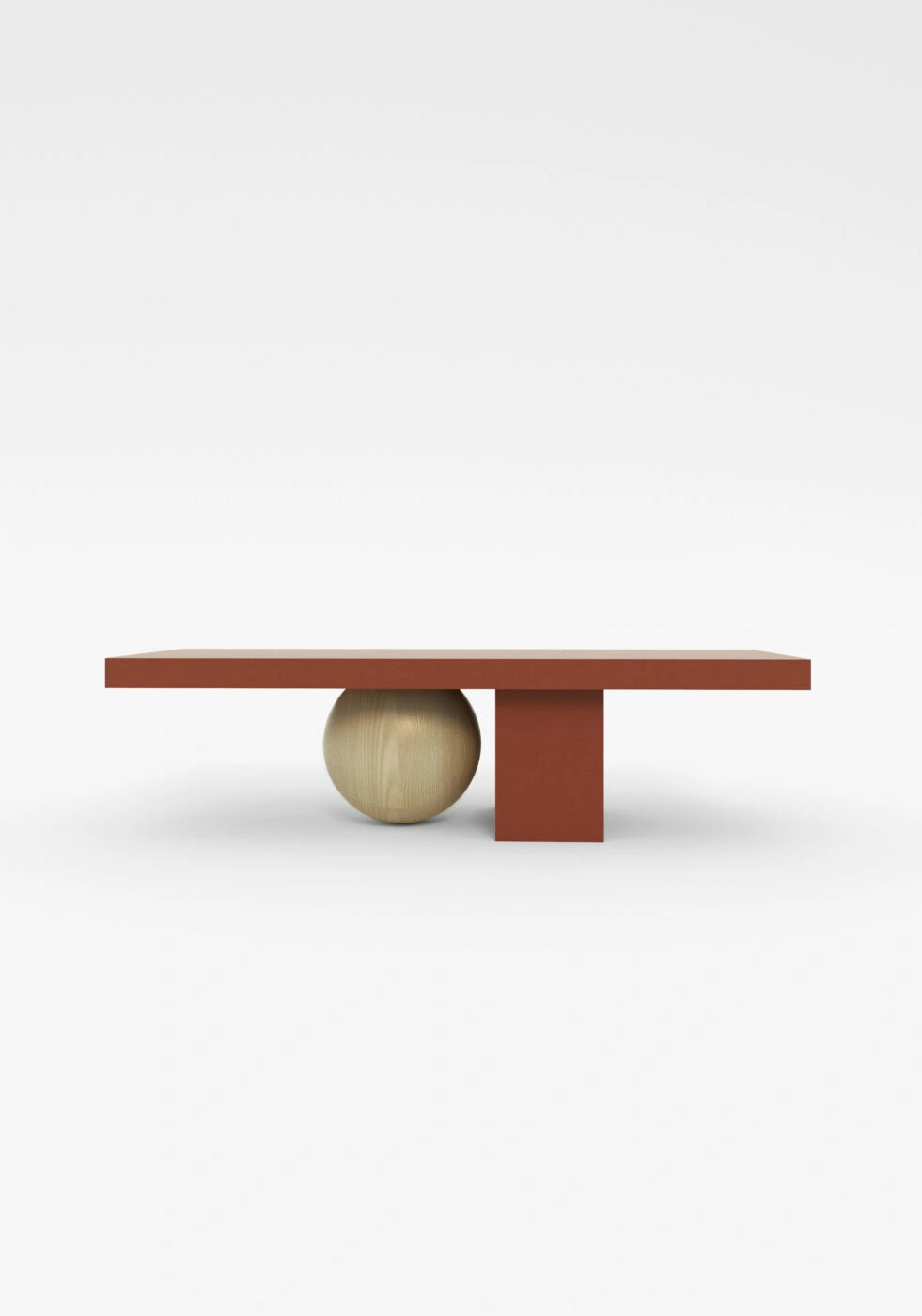 MOORT Coffee Table in Steel and Wood