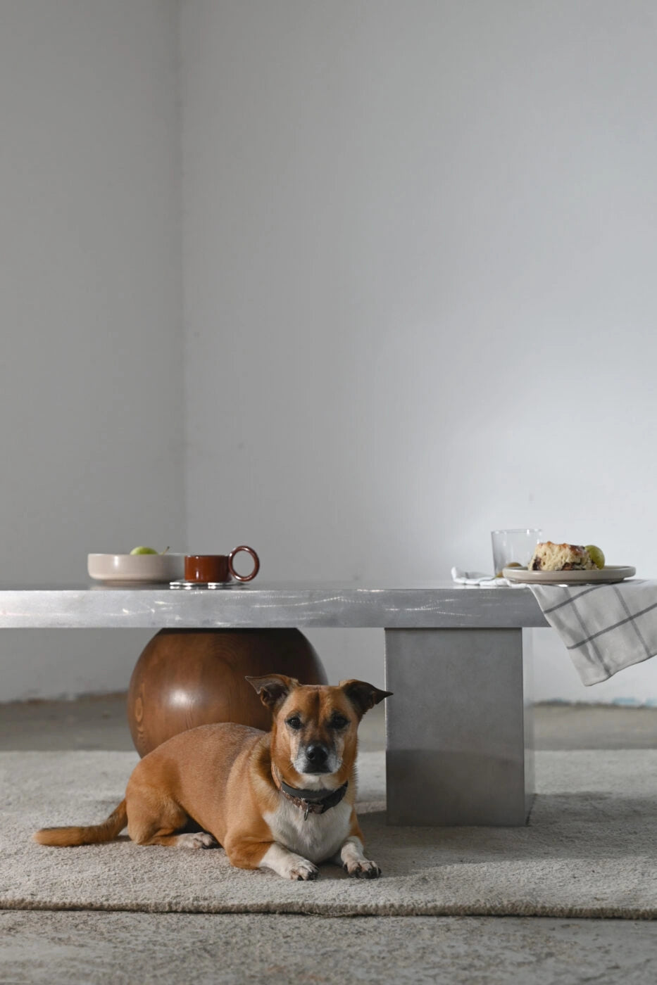 MOORT Coffee Table in Steel and Wood