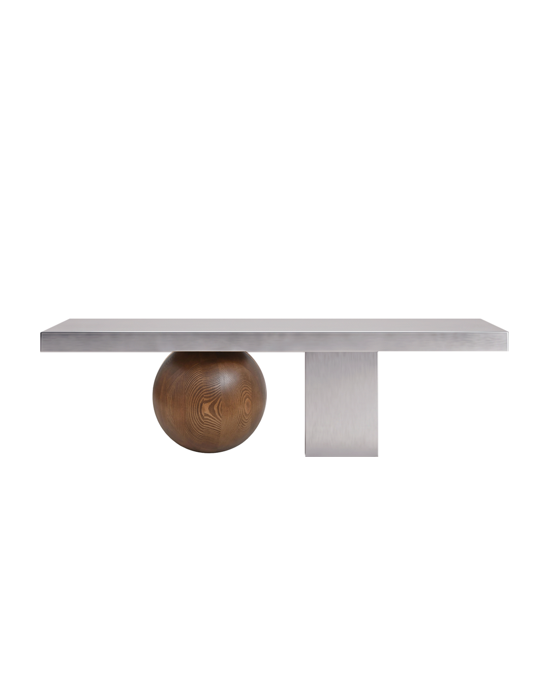 MOORT Coffee Table in Steel and Wood