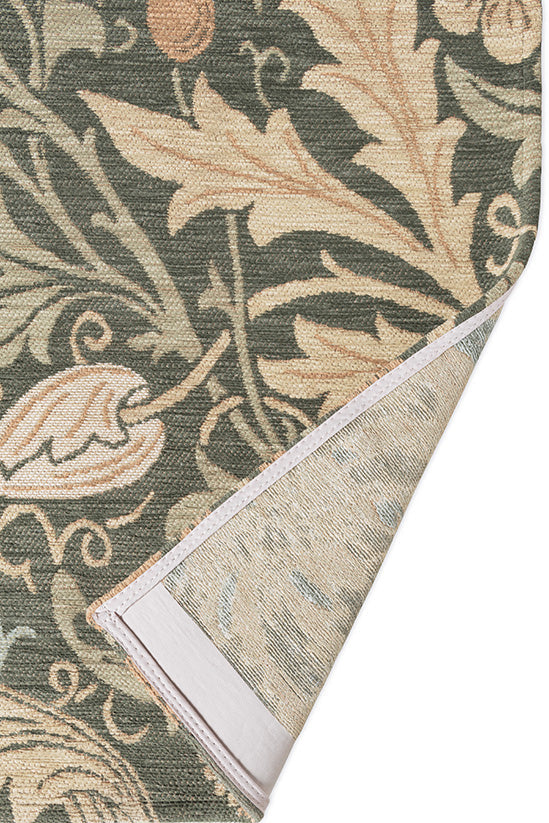 Teppich COMPTON TRELLIS grün mit braun