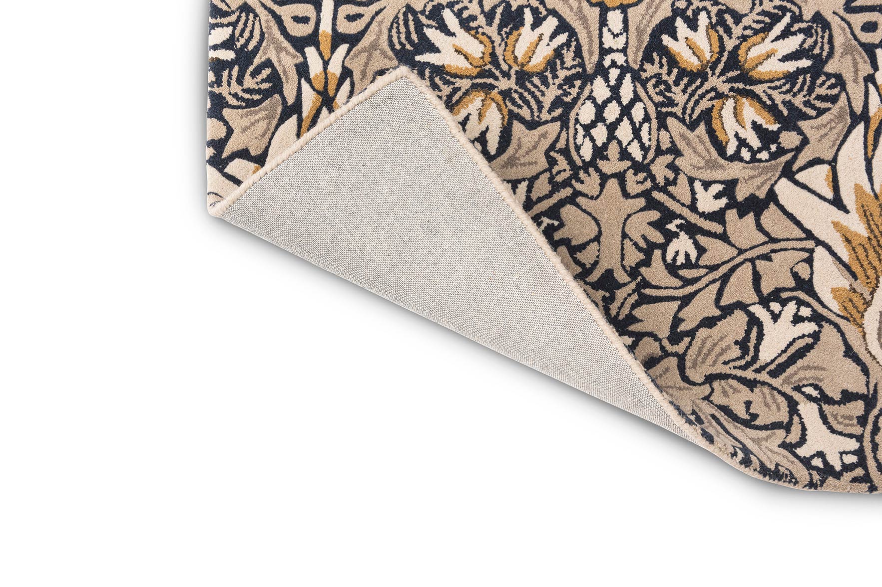 Dywan SNAKESHEAD INDIGO beżowo-granatowy