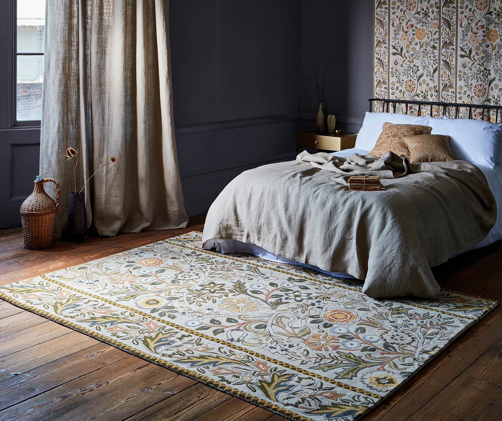 Dywan WILHELMINA LINEN MUSTARD beżowy