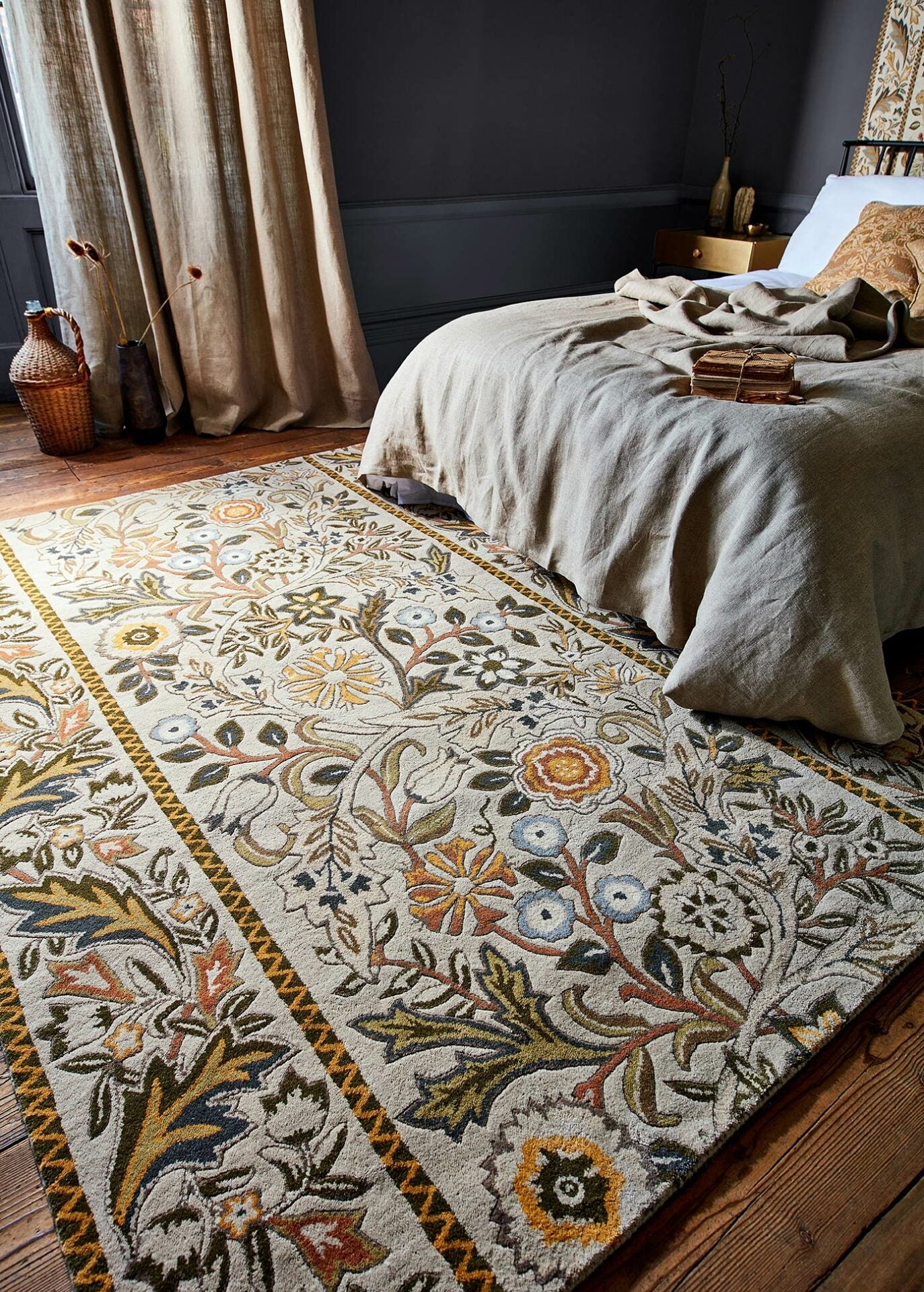 Dywan WILHELMINA LINEN MUSTARD beżowy