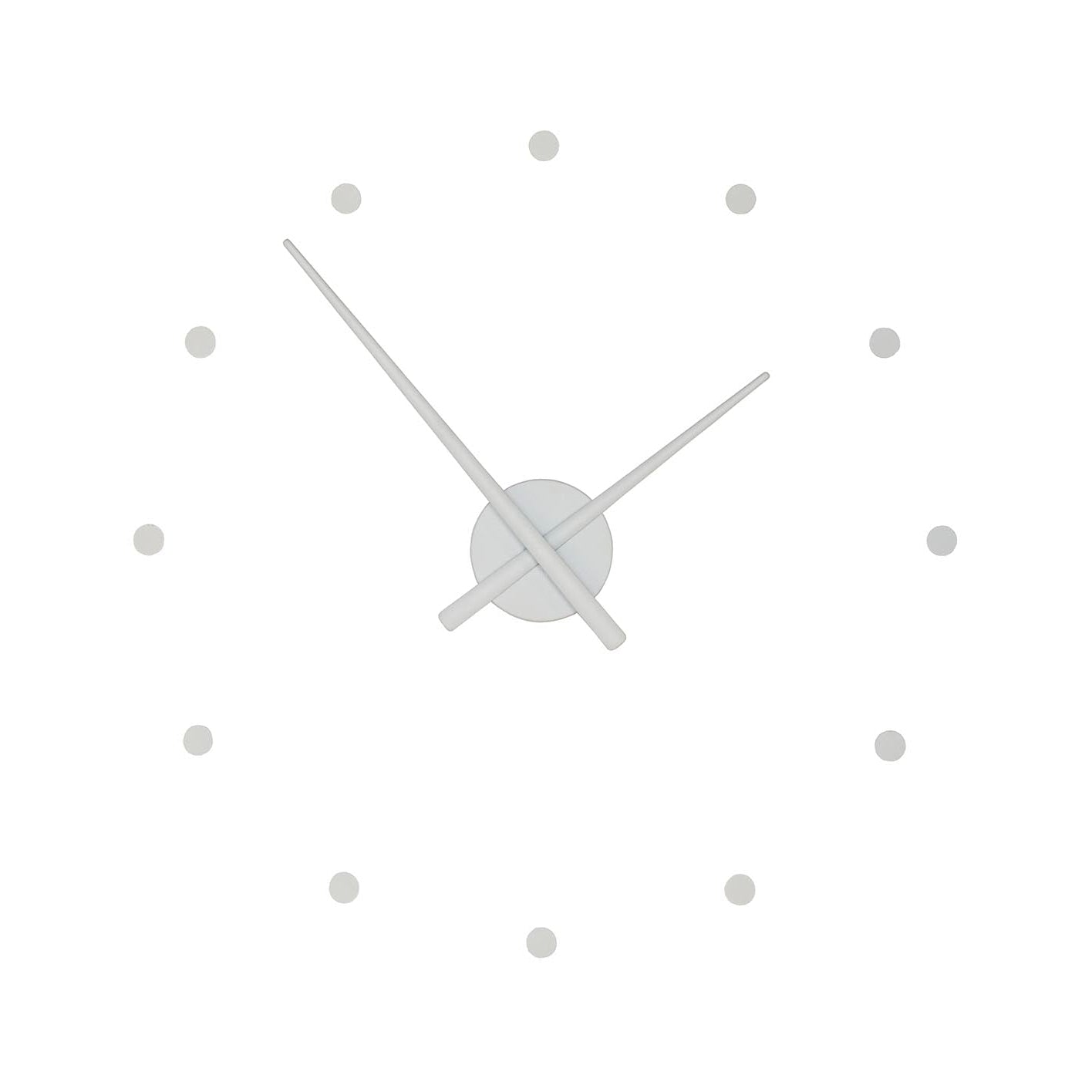 Silver OJ MINI Wall Clock