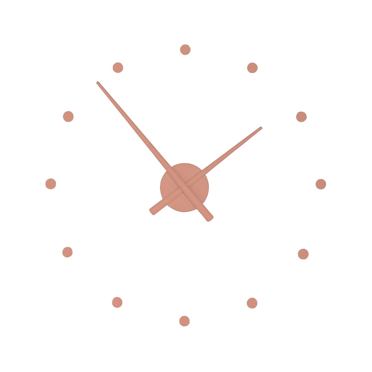 OJ MINI wall clock pink