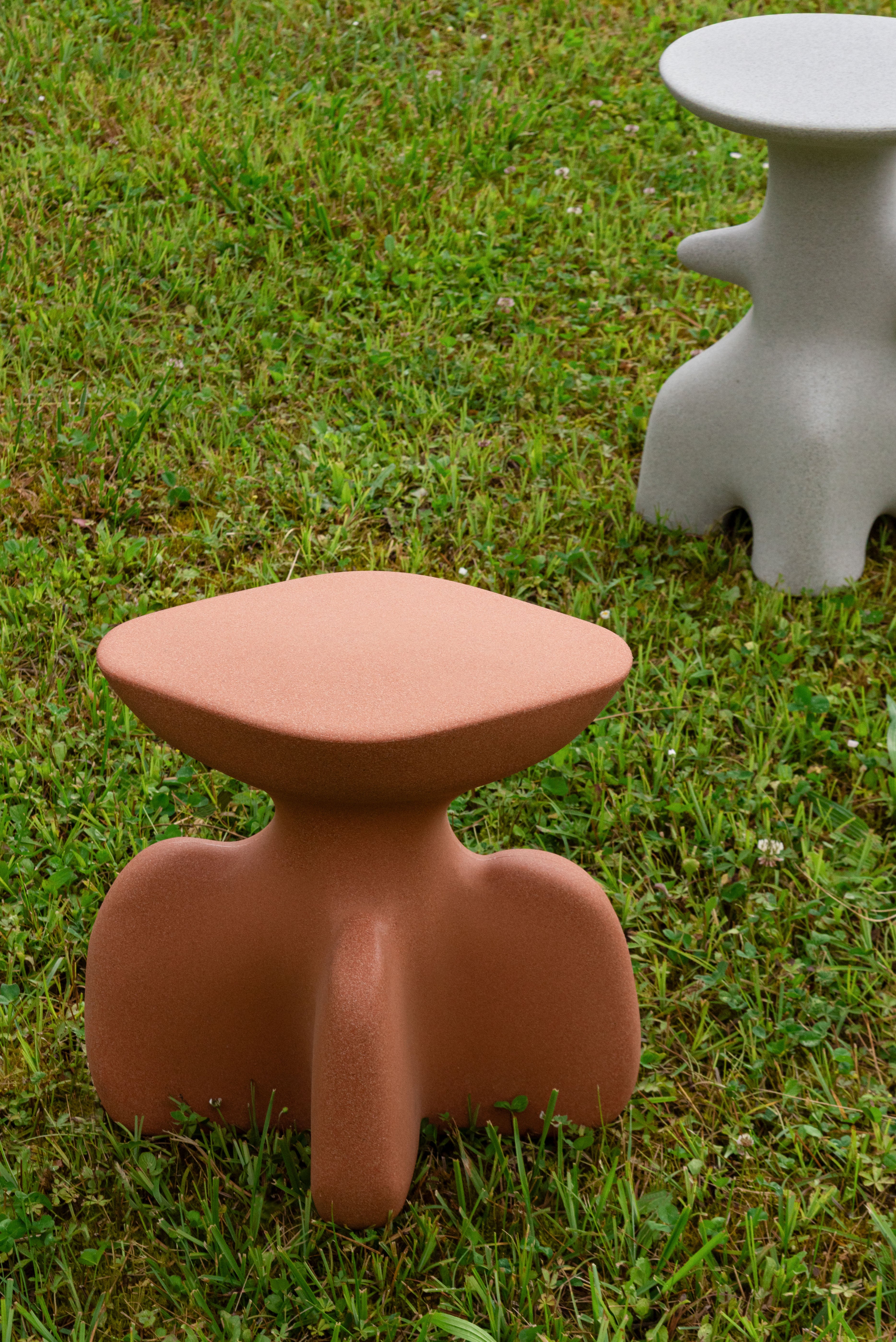 Coffee table ARCHEO terracotta