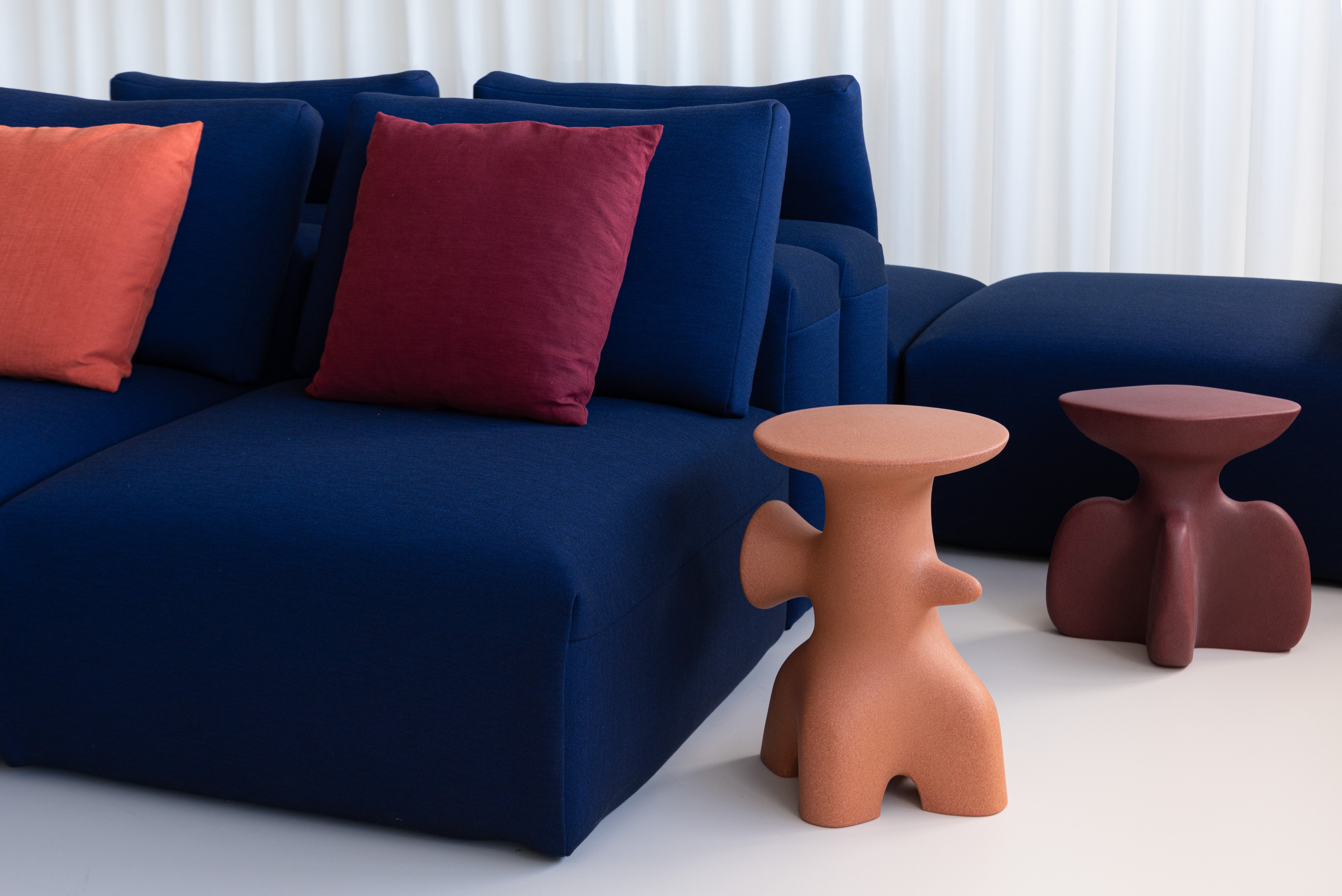 Side table ARCHEO terracotta