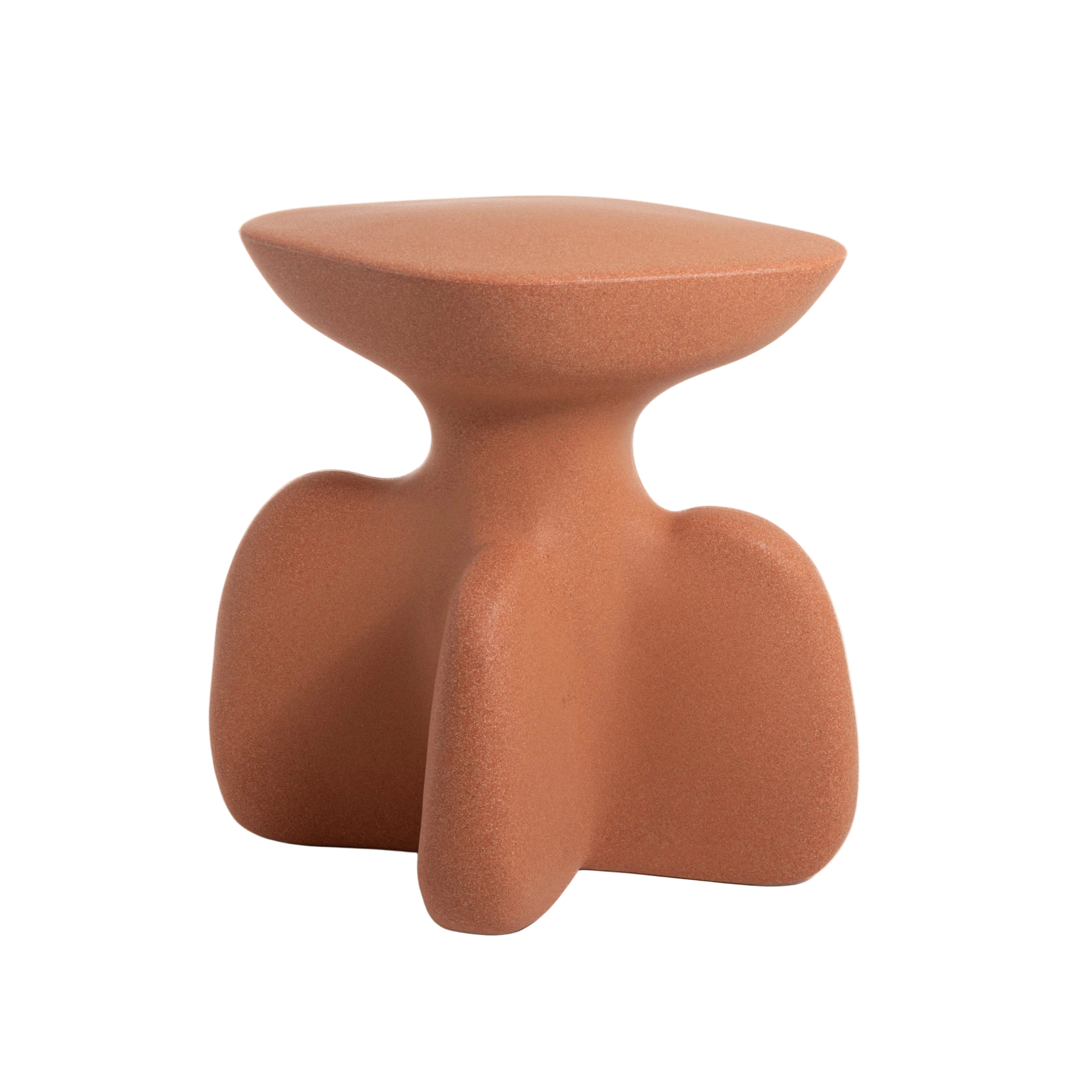 Coffee table ARCHEO terracotta