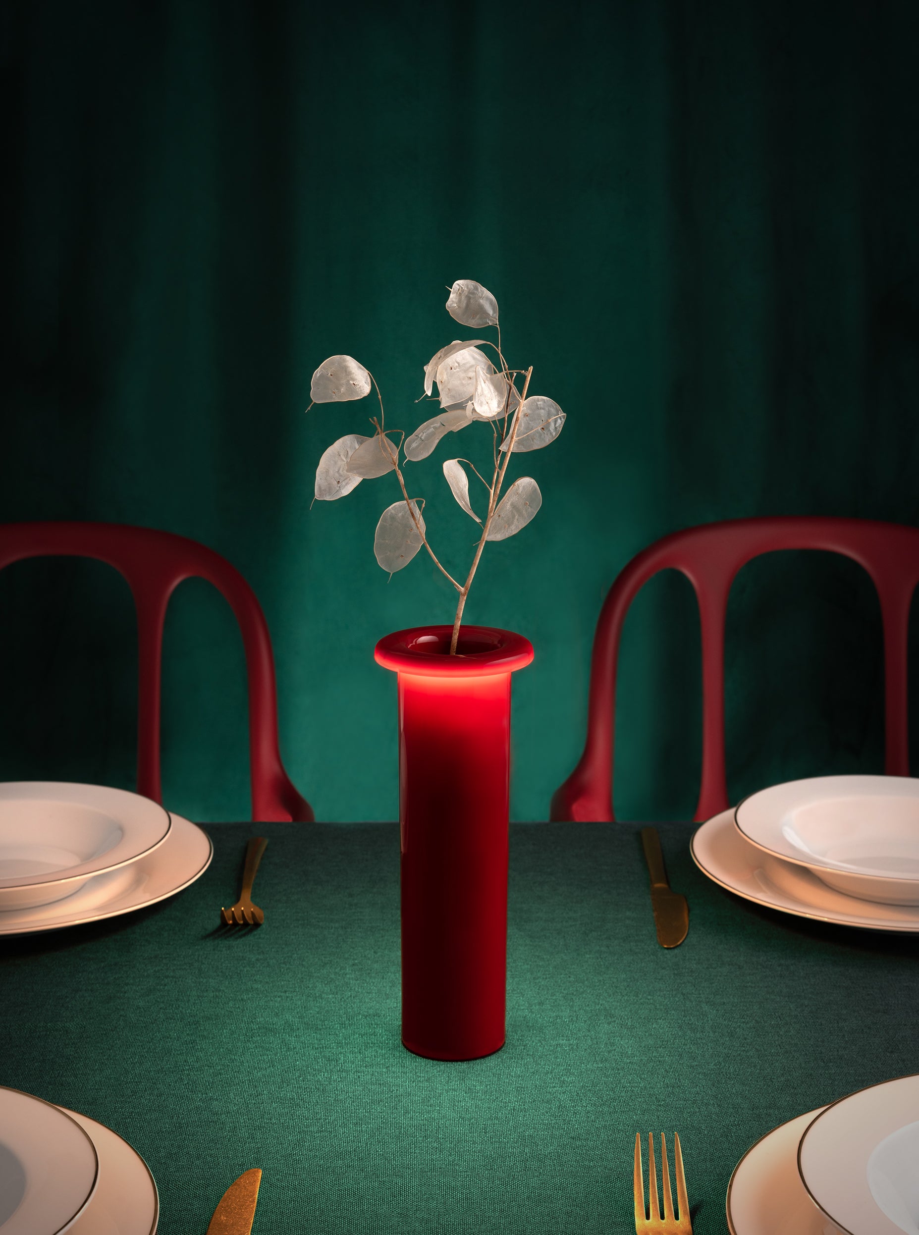 BOUQUET Oliven-Tischlampe