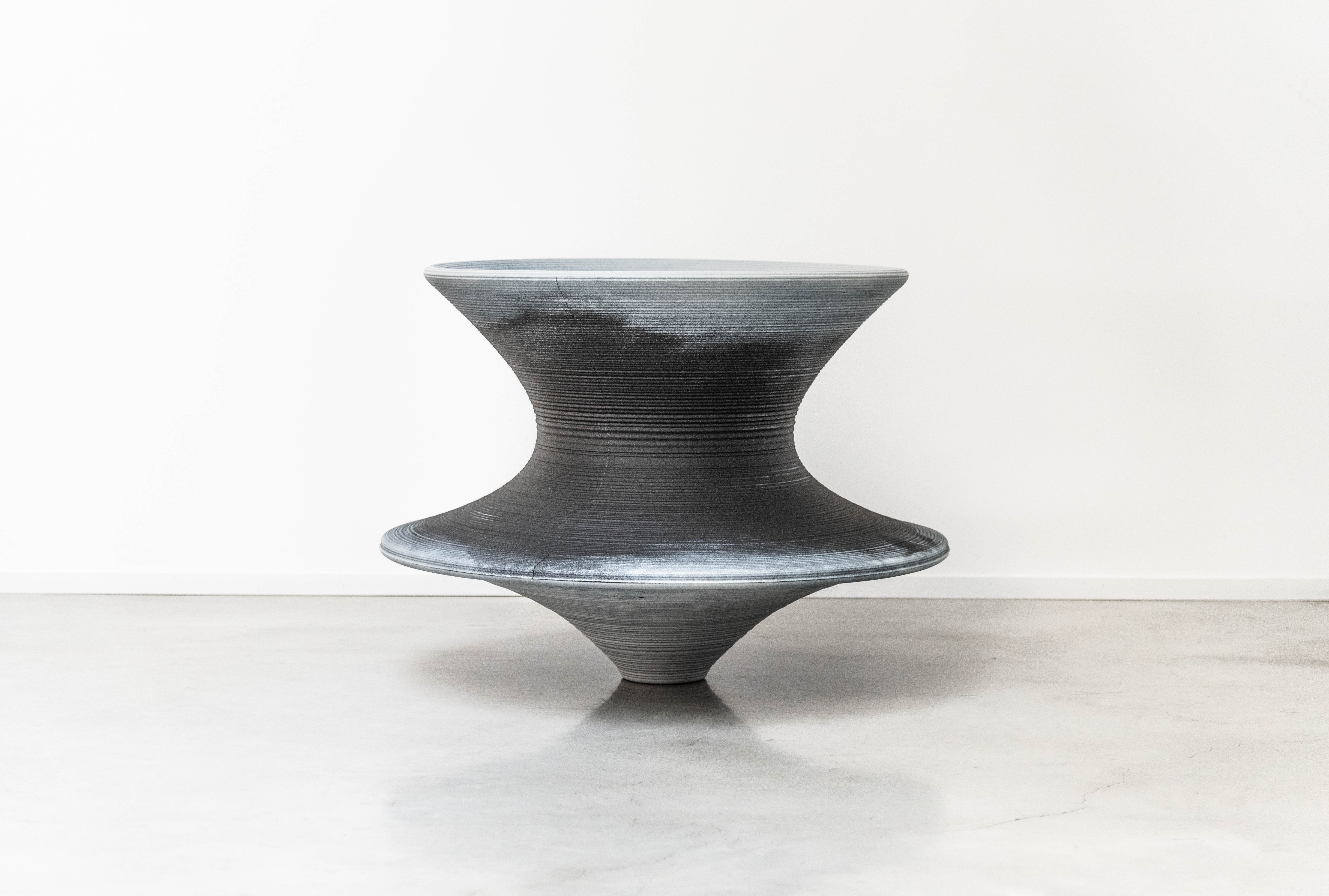 Swivel chair SPUN anthracite with light gray