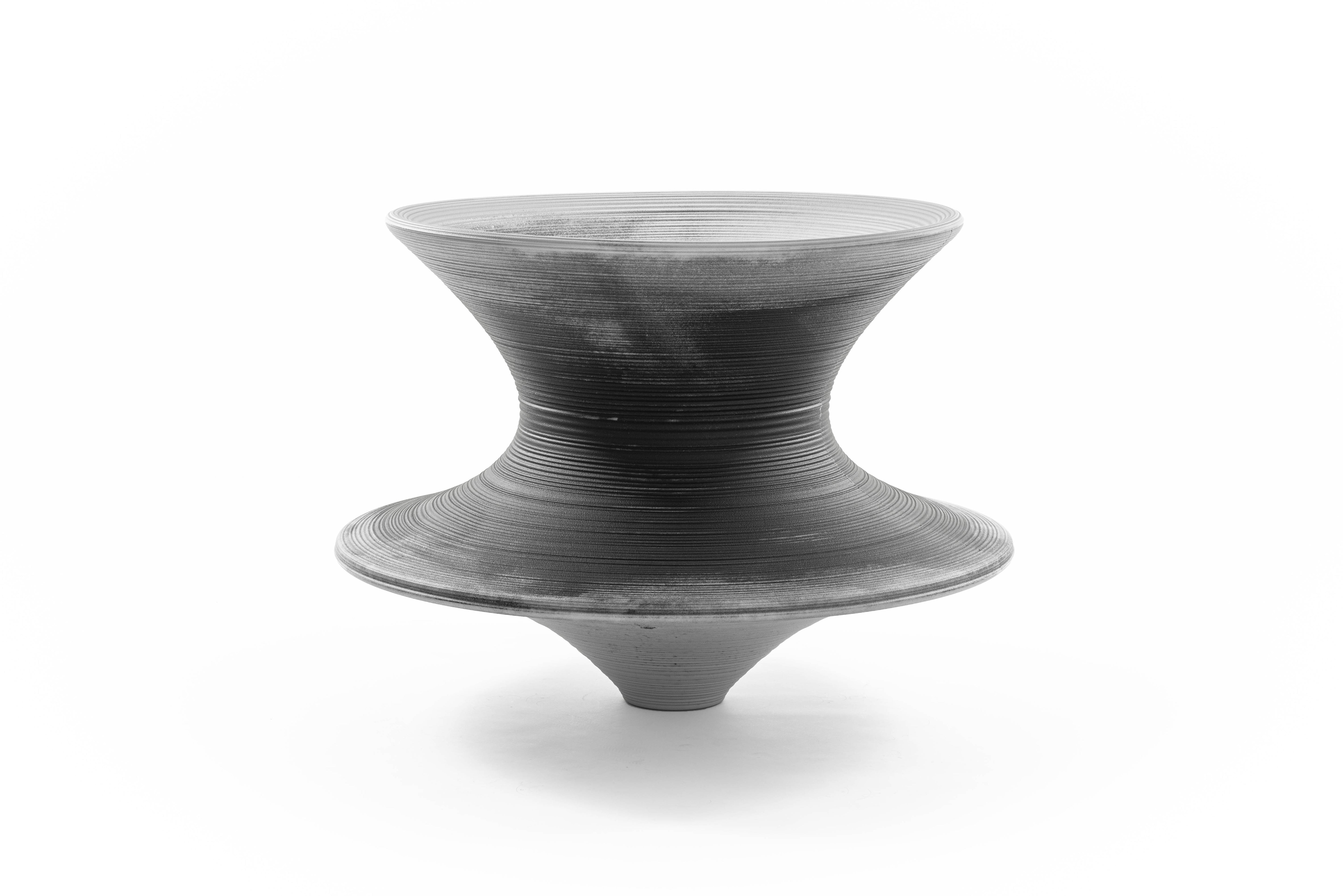 Swivel chair SPUN anthracite with light gray