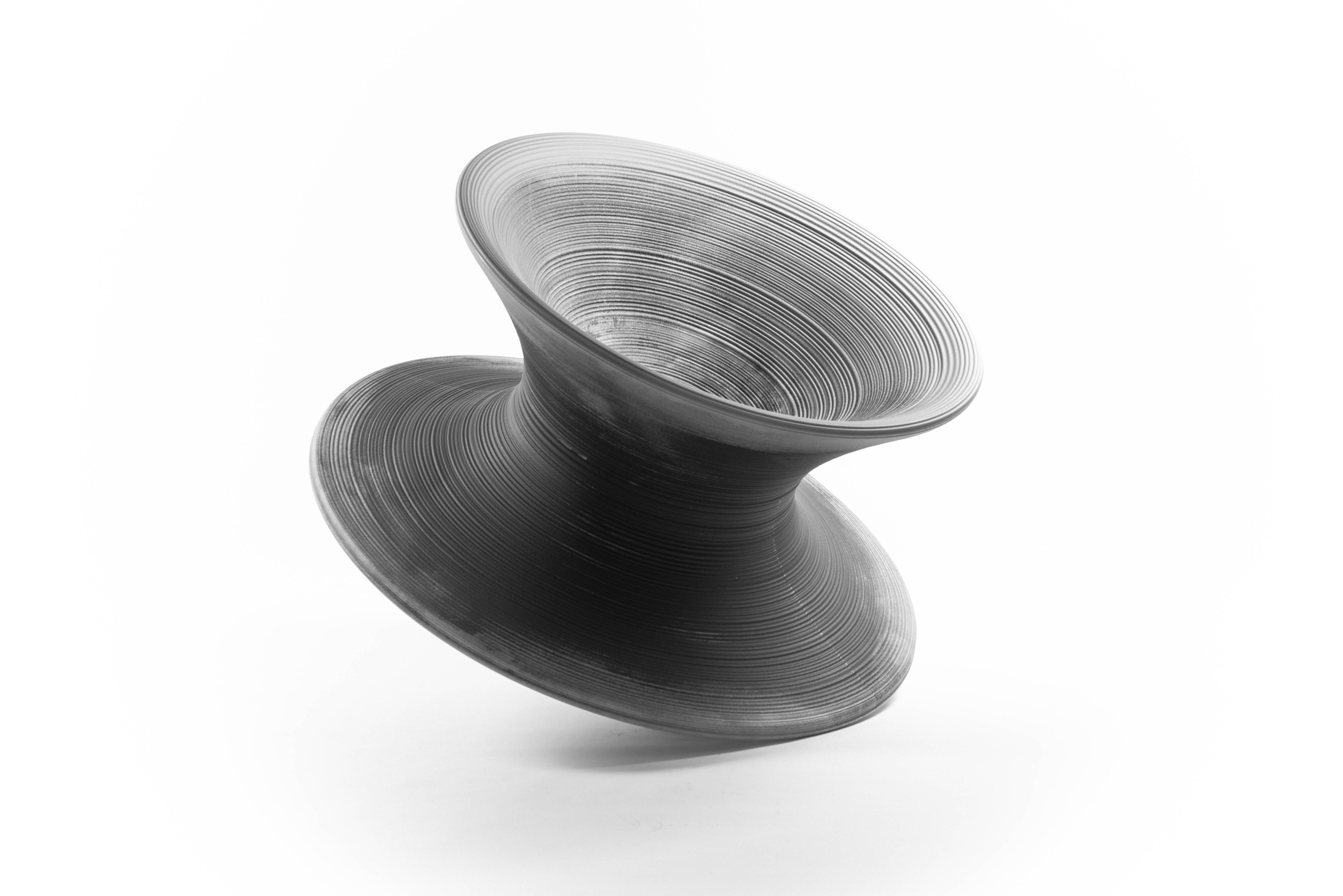 Swivel chair SPUN anthracite with light gray