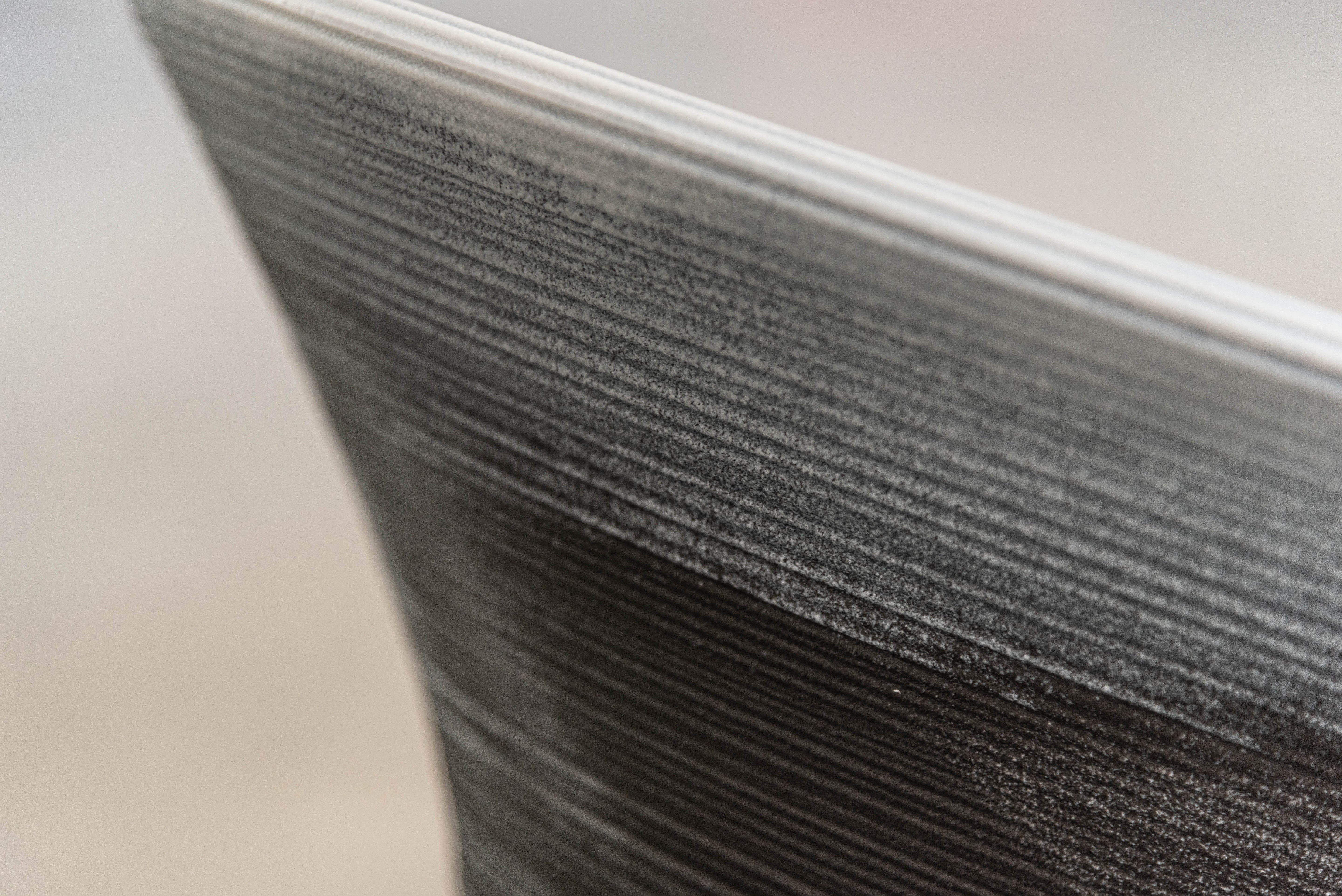 Swivel chair SPUN anthracite with light gray