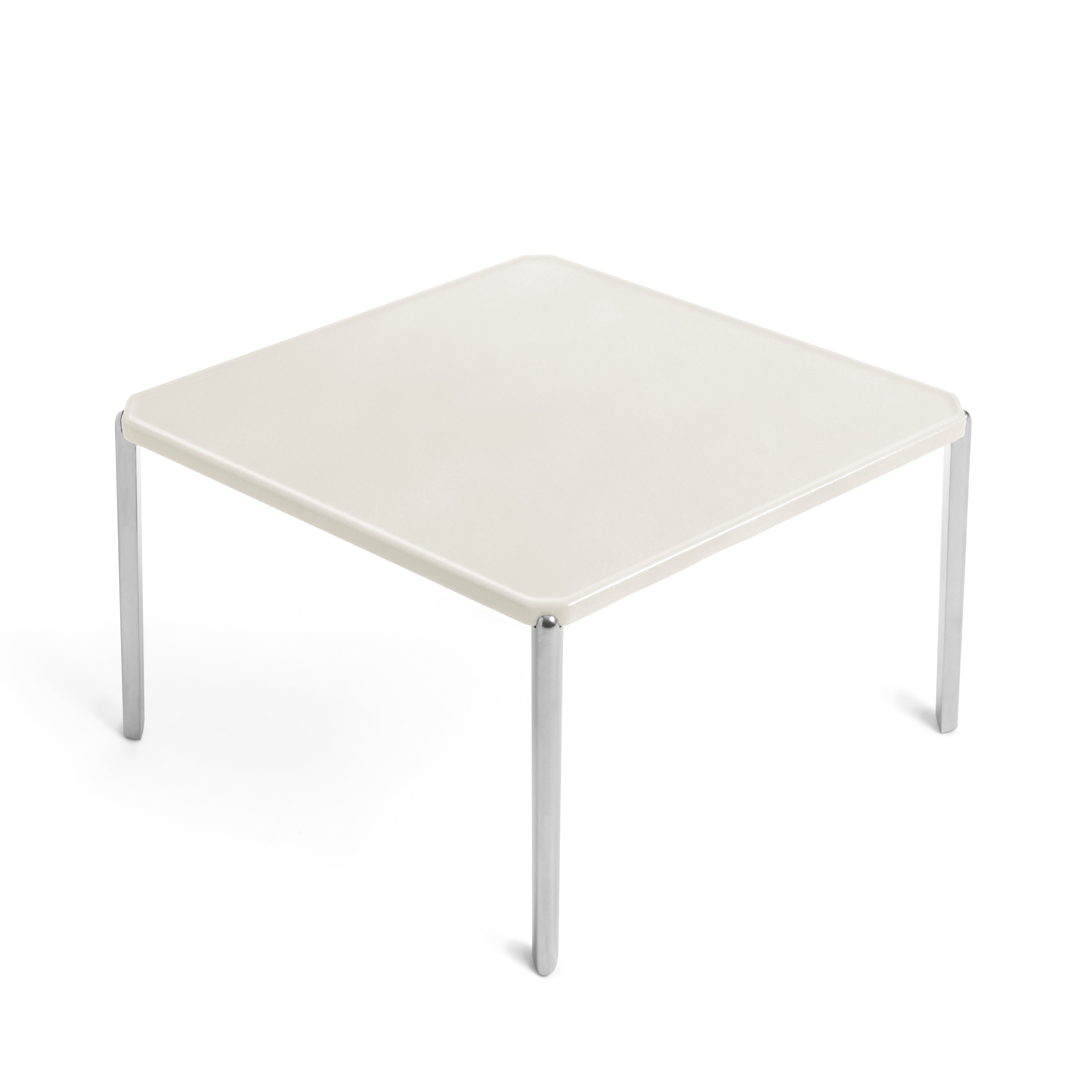 Couchtisch TAMBOUR cremefarbener Beton