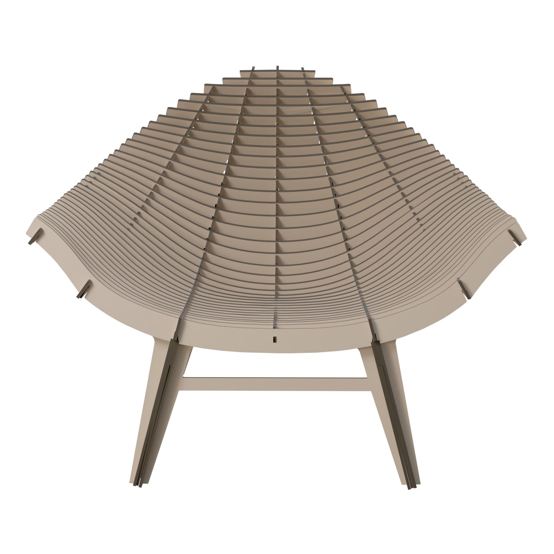 MANTA Beige Outdoor Armchair