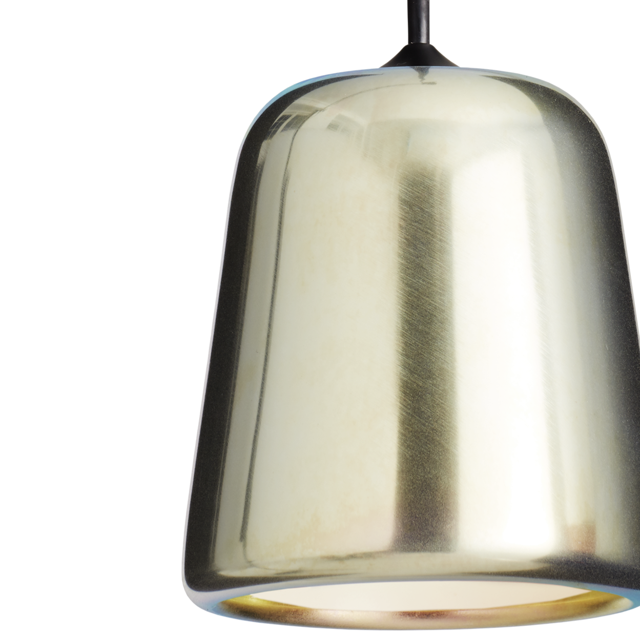 Hanging lamp Material yellow steel