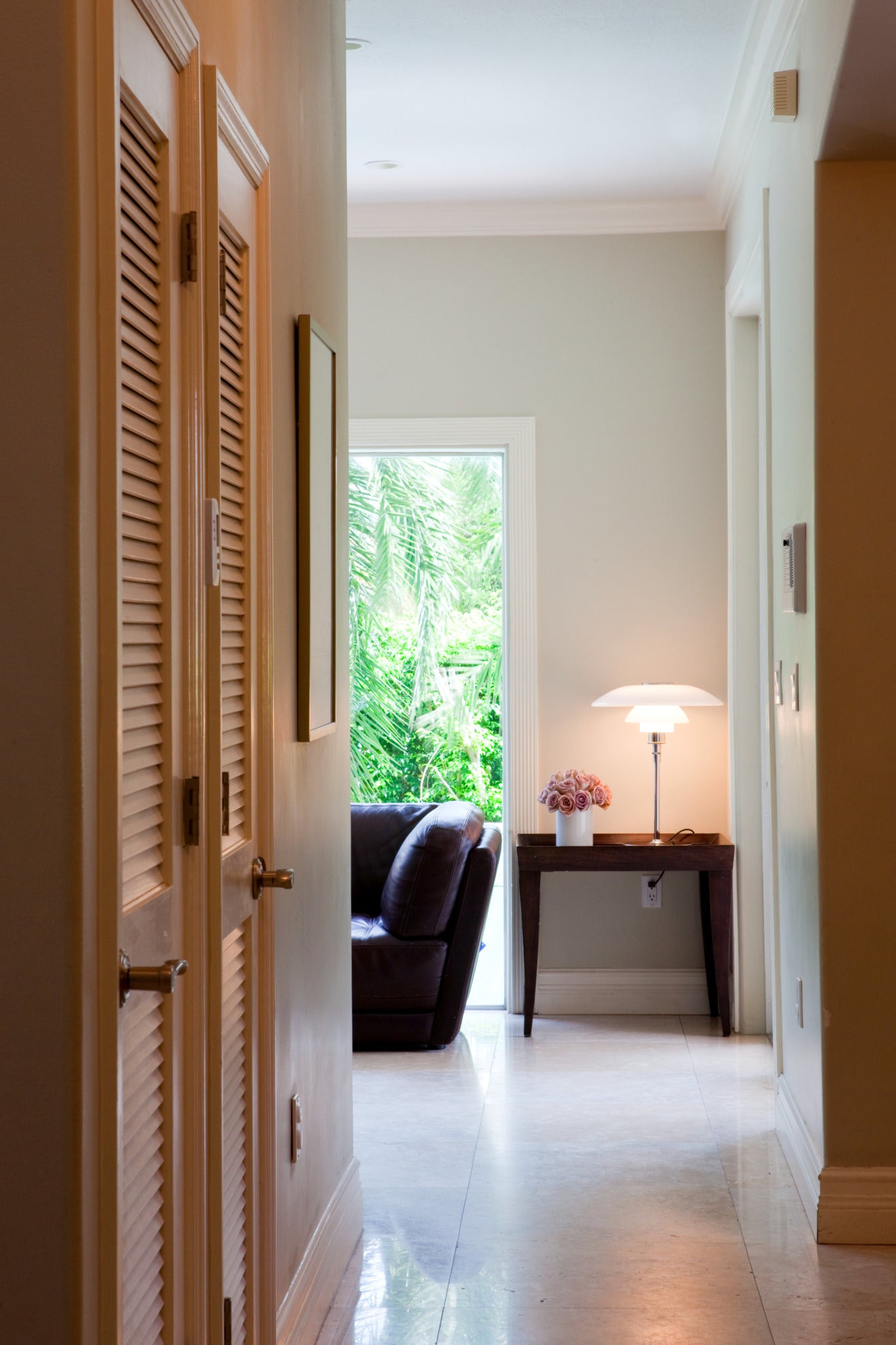 PH 4½-3½ Table Lamp white with chrome base